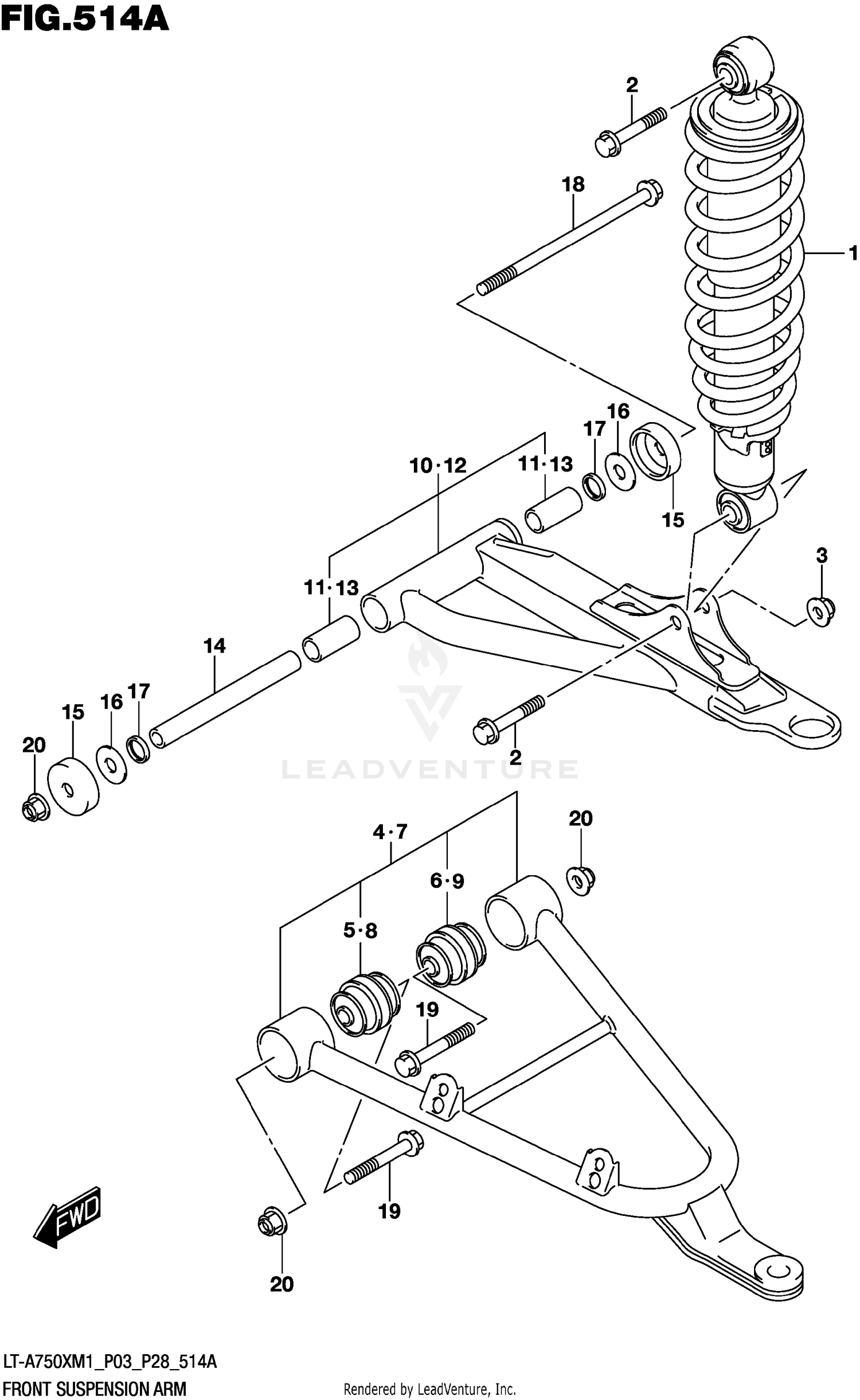 FRONT SUSPENSION ARM