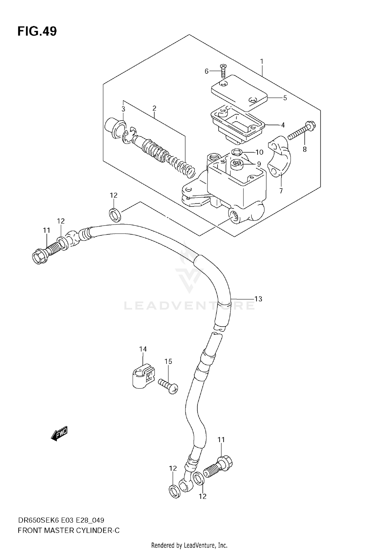FRONT MASTER CYLINDER