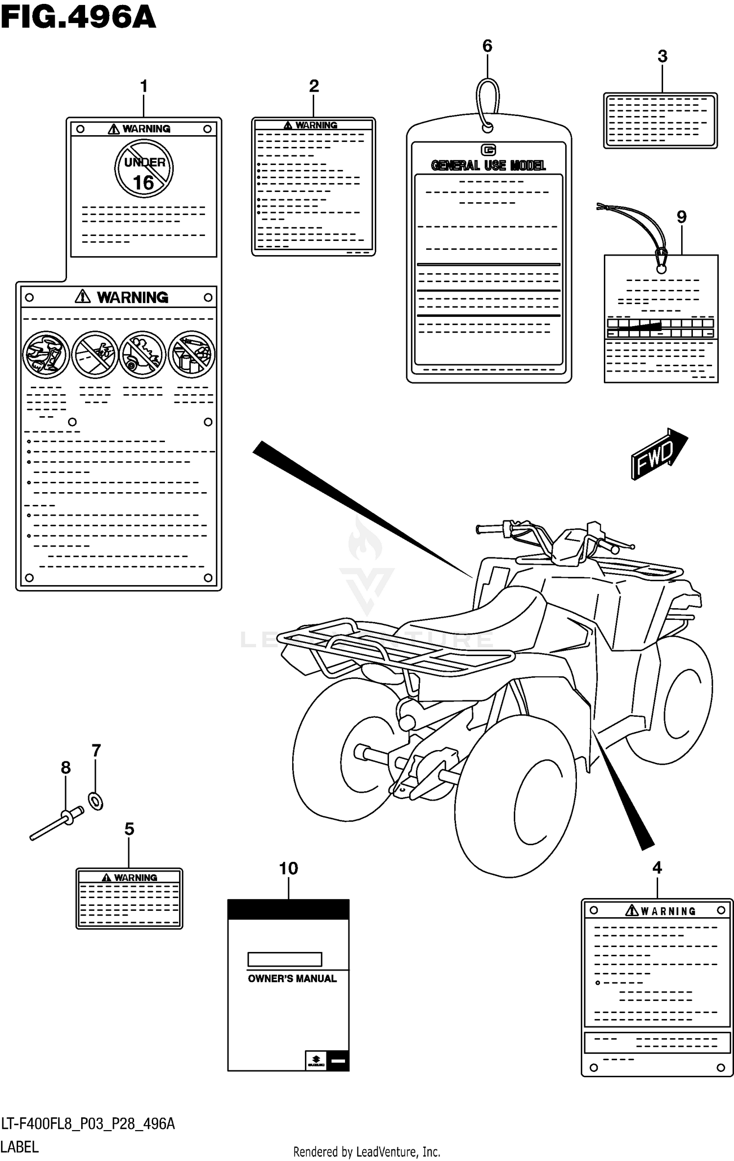 LABEL (LT-F400FL8 P03)