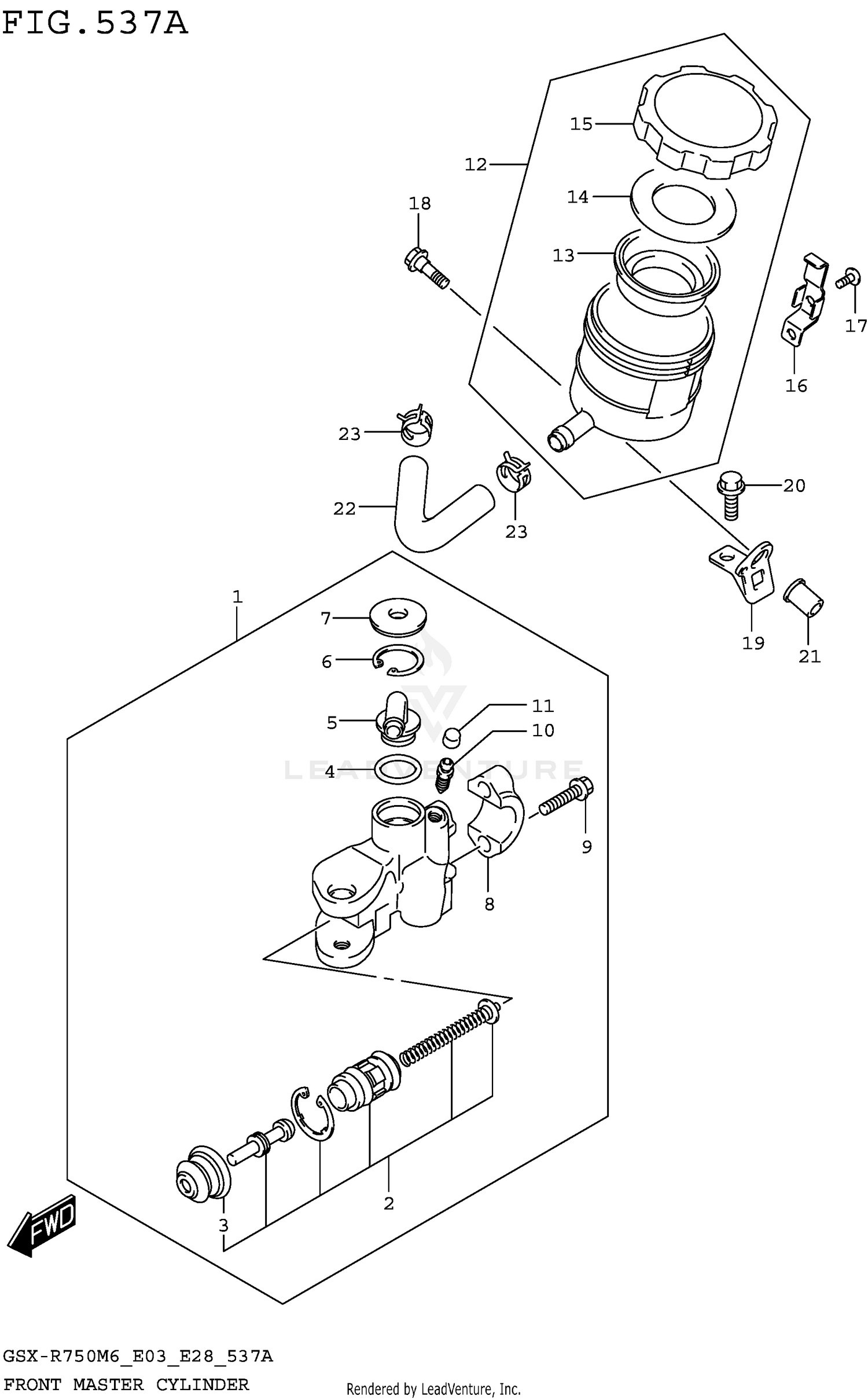 FRONT MASTER CYLINDER