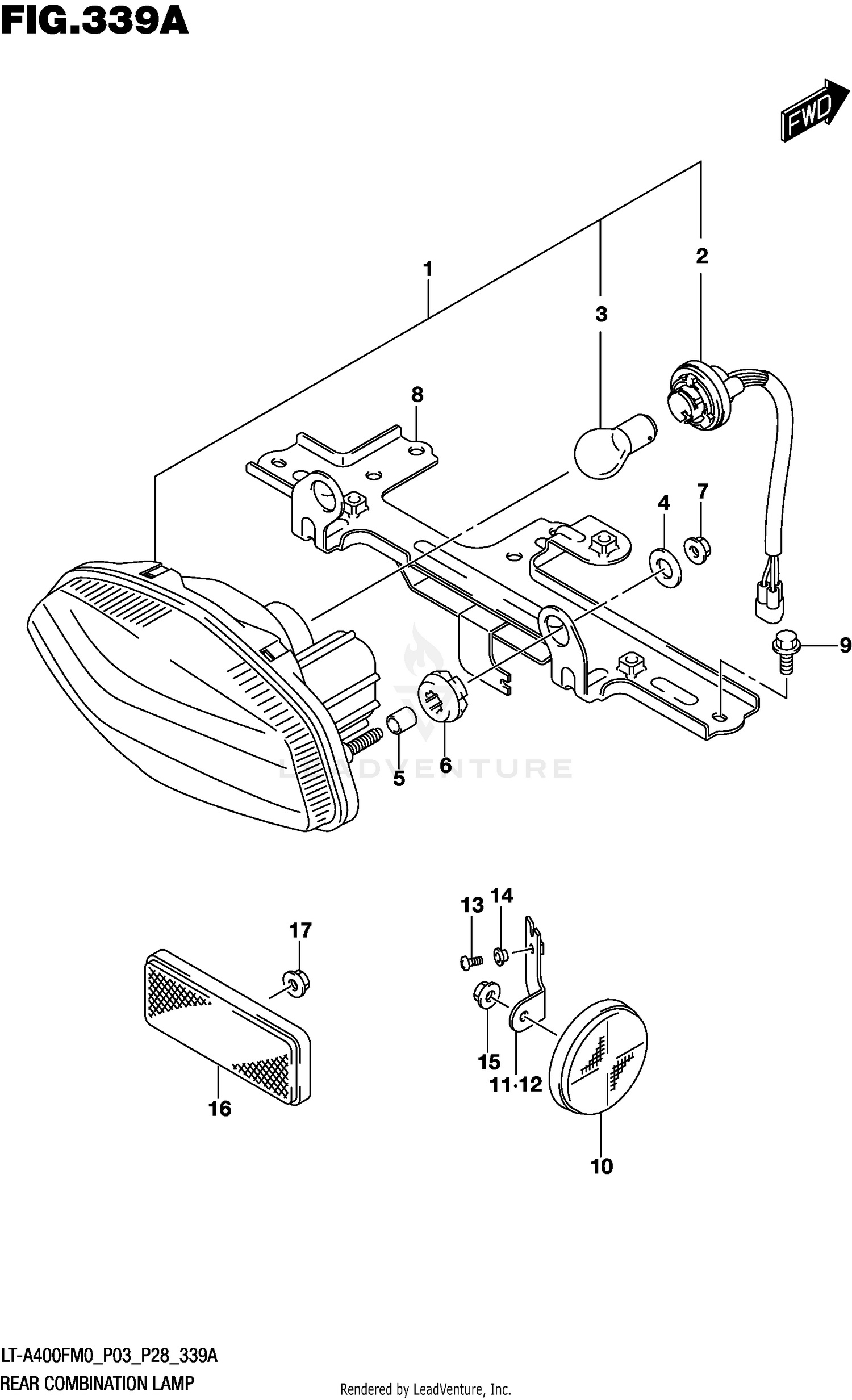 REAR COMBINATION LAMP