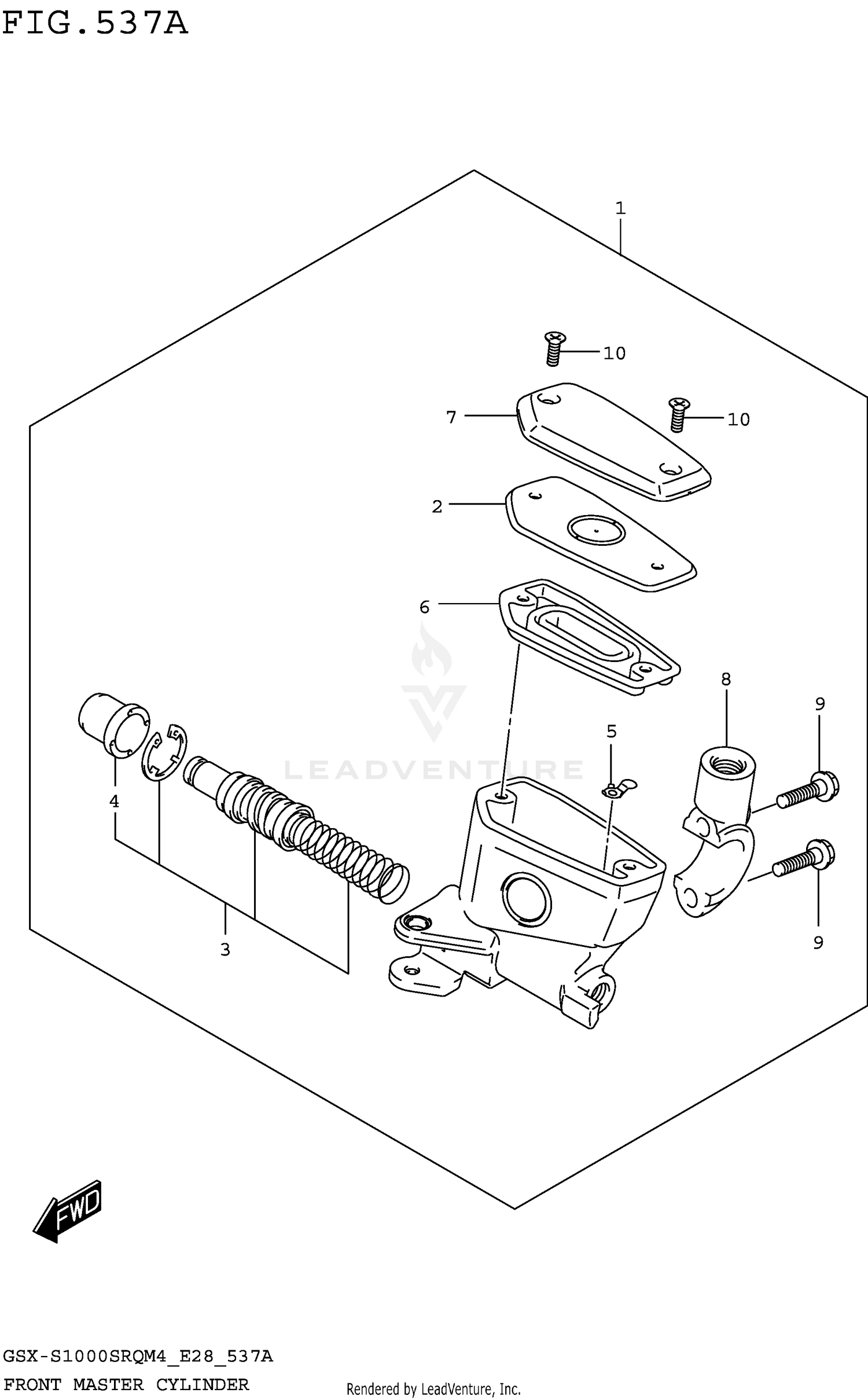 FRONT MASTER CYLINDER