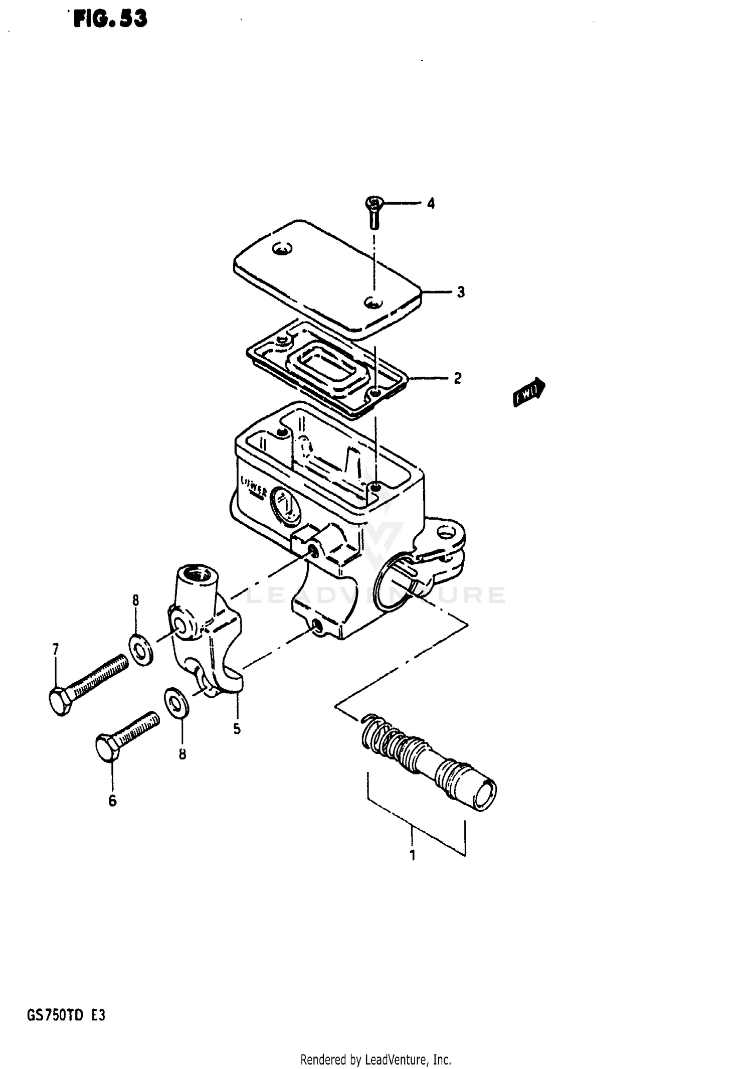 FRONT MASTER CYLINDER