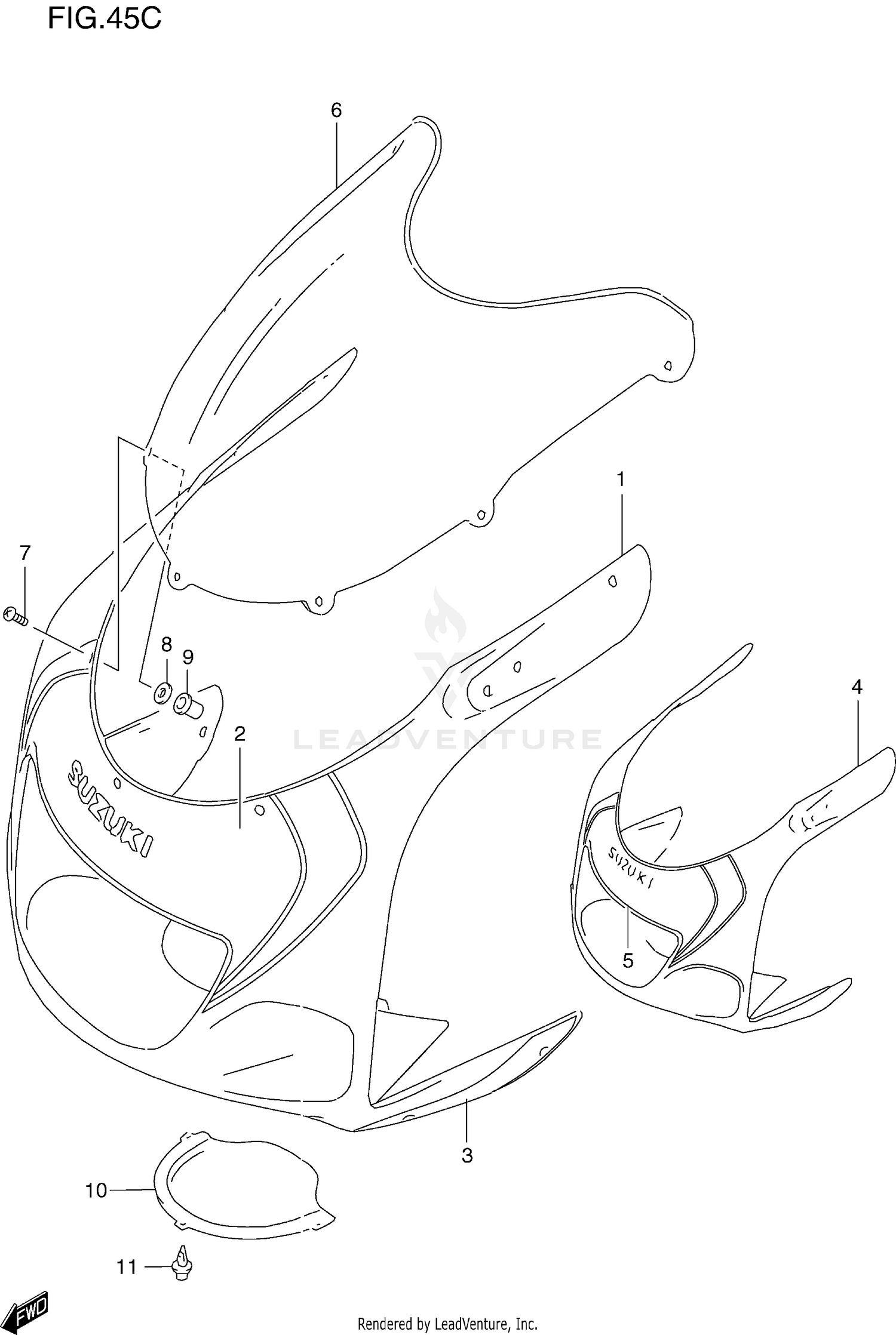 COWLING BODY (MODEL Y)