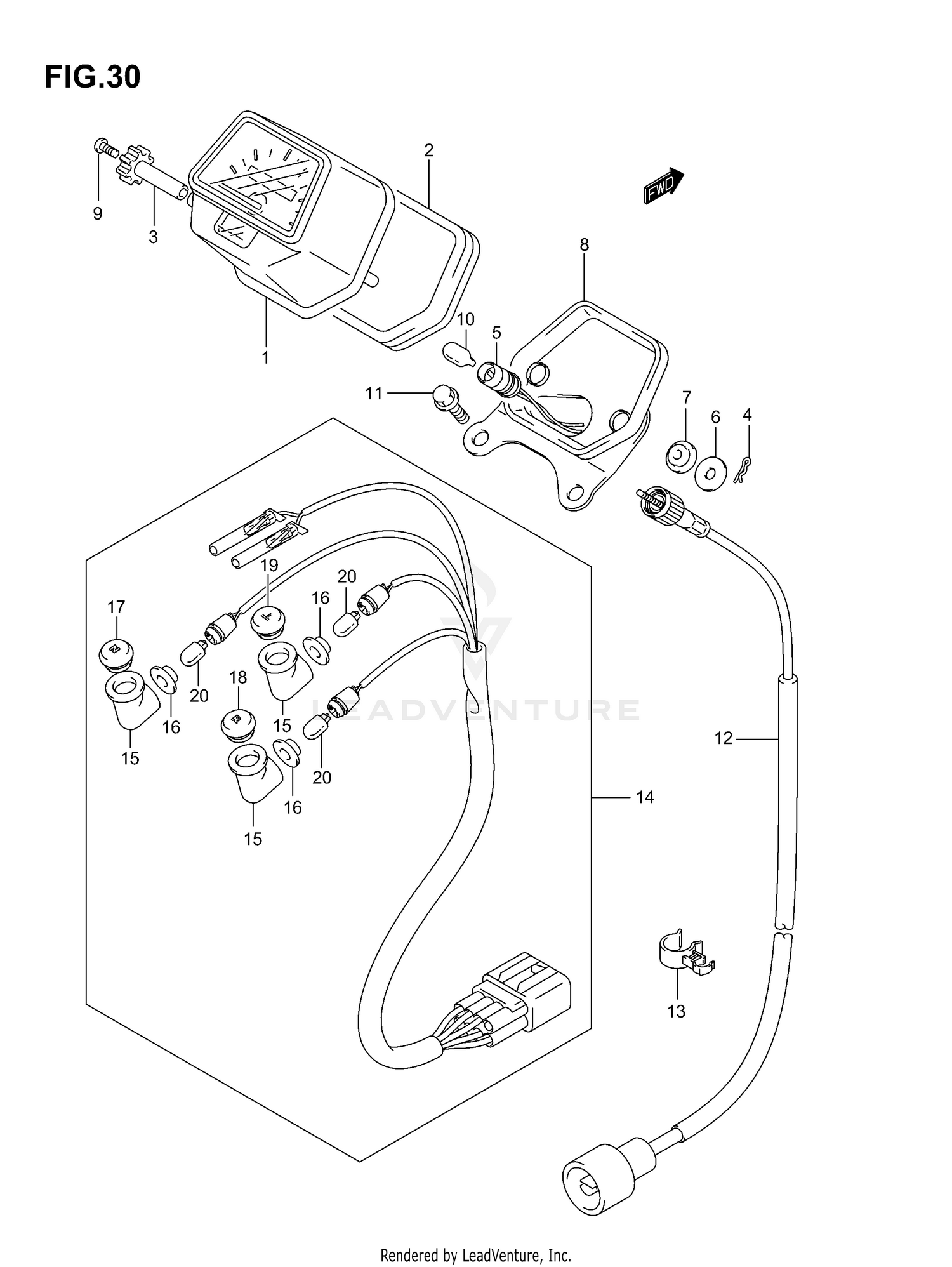 SPEEDOMETER (MODEL K3/K4)