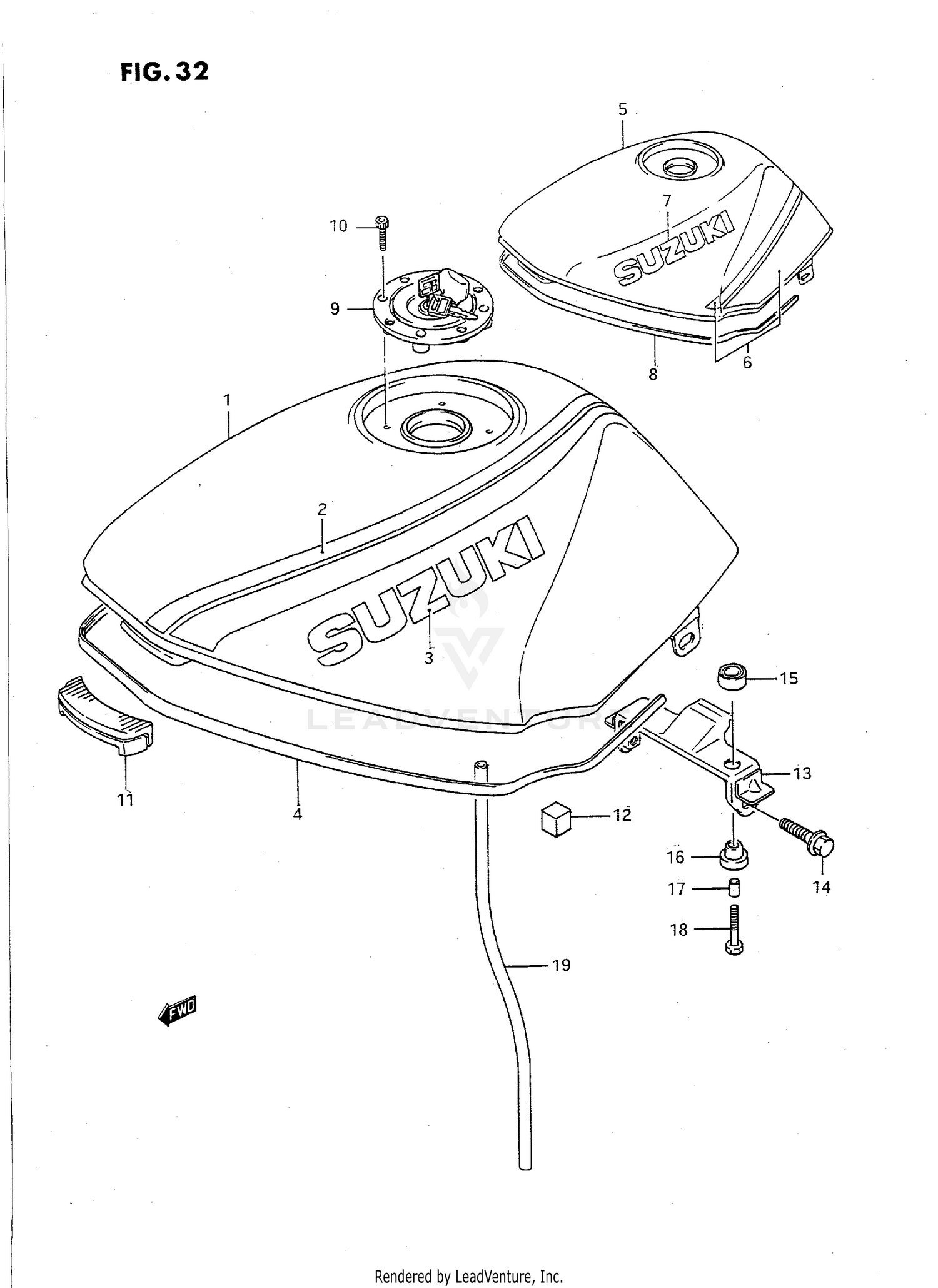 FUEL TANK (MODEL K/L)