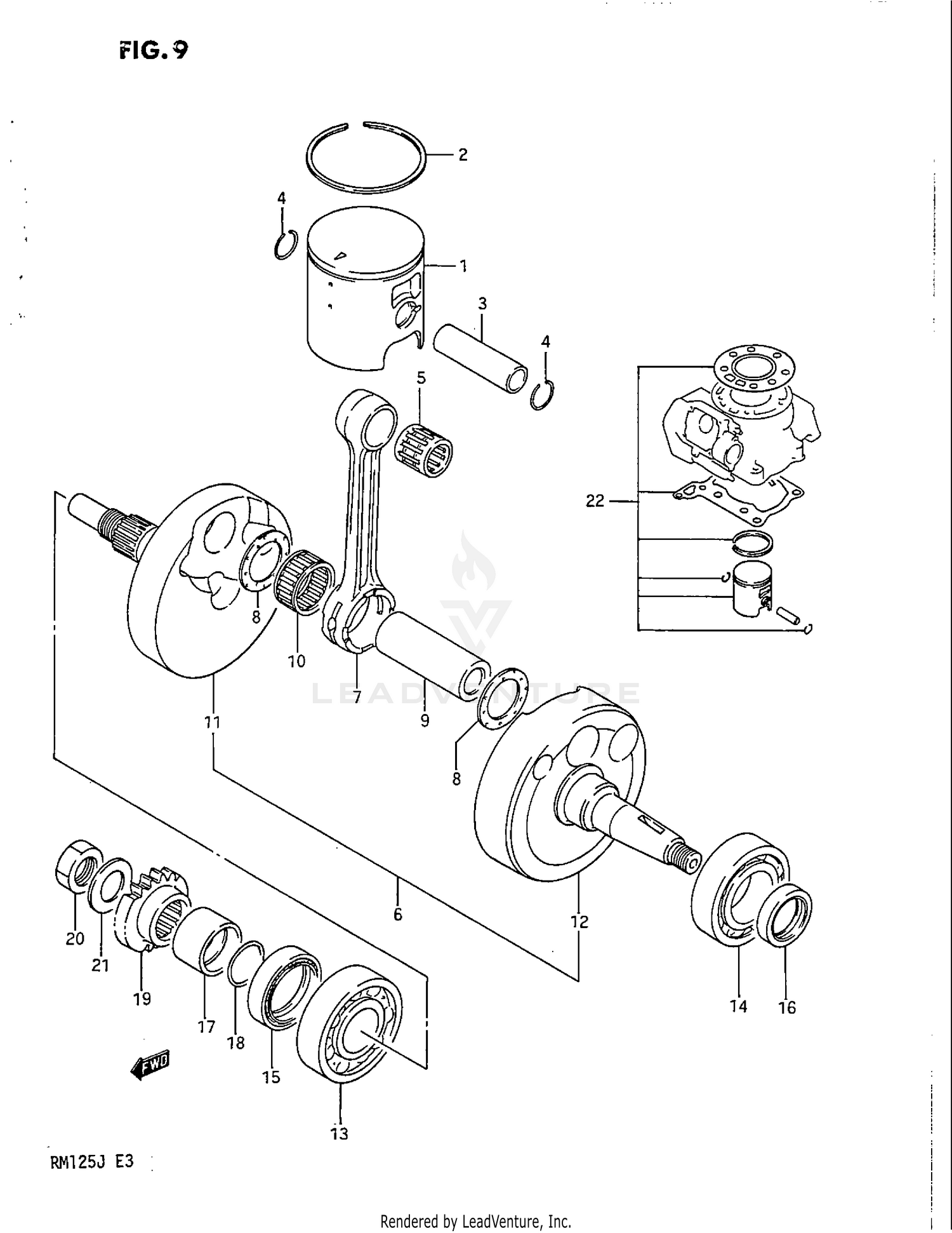 CRANKSHAFT (MODEL H)
