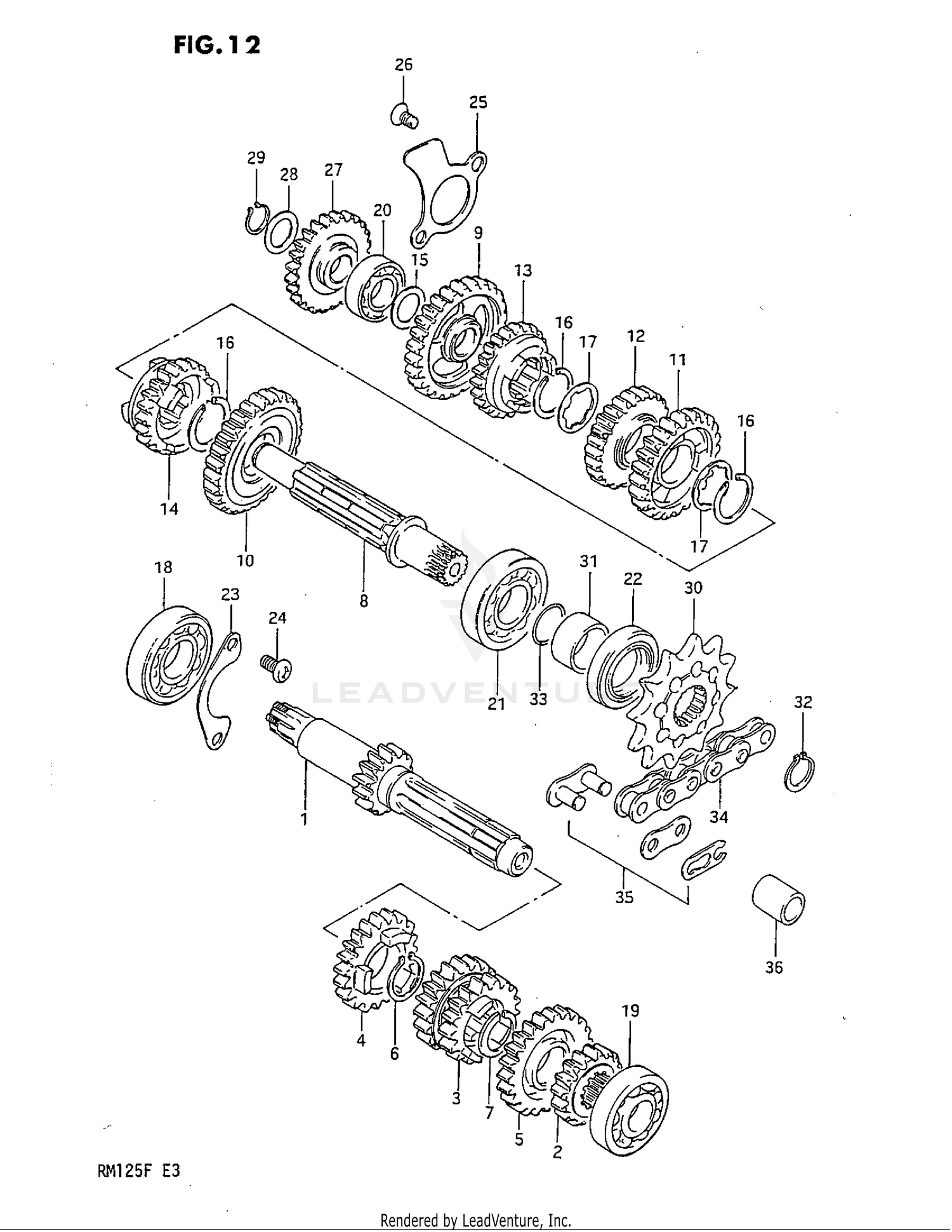 TRANSMISSION (MODEL F)