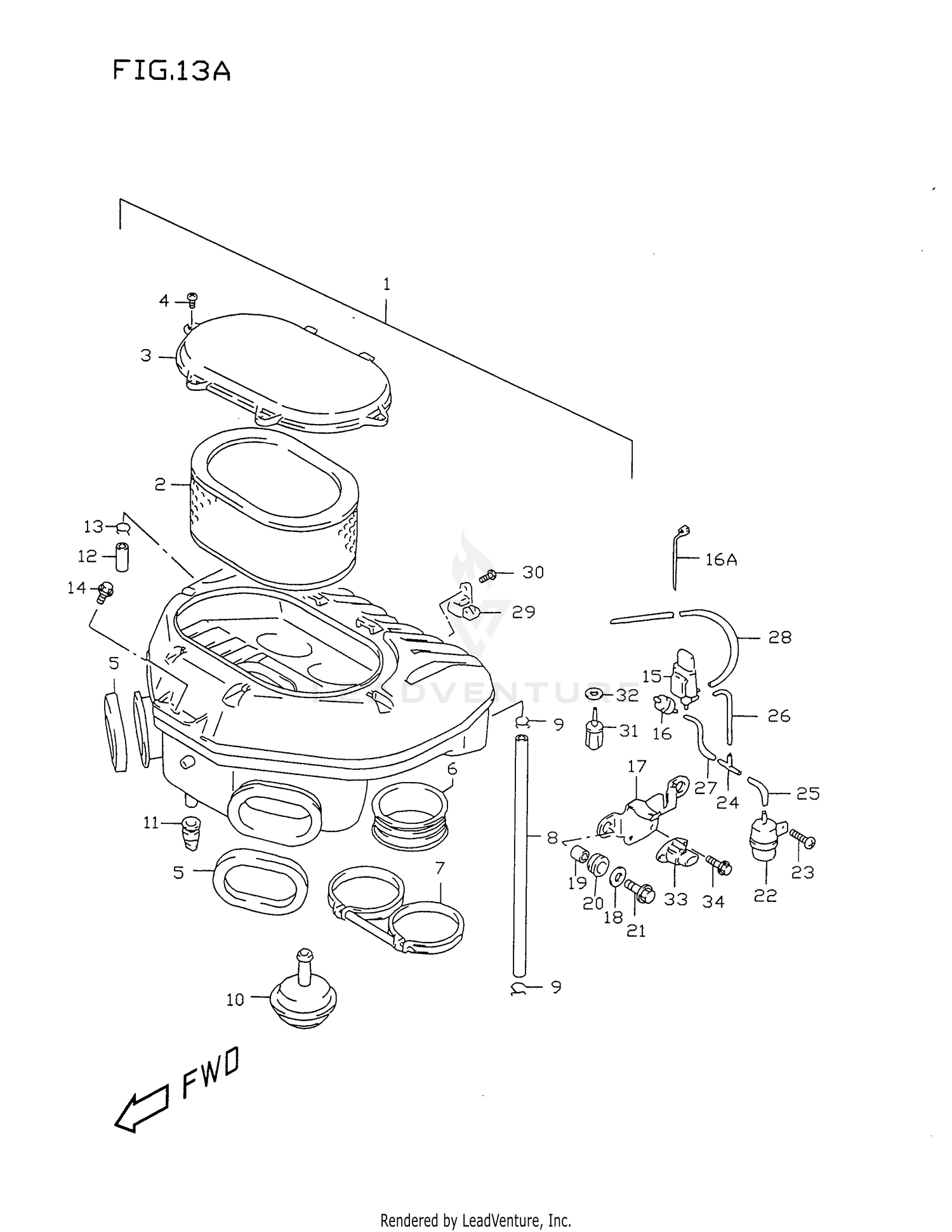 AIR CLEANER (MODEL W/X)