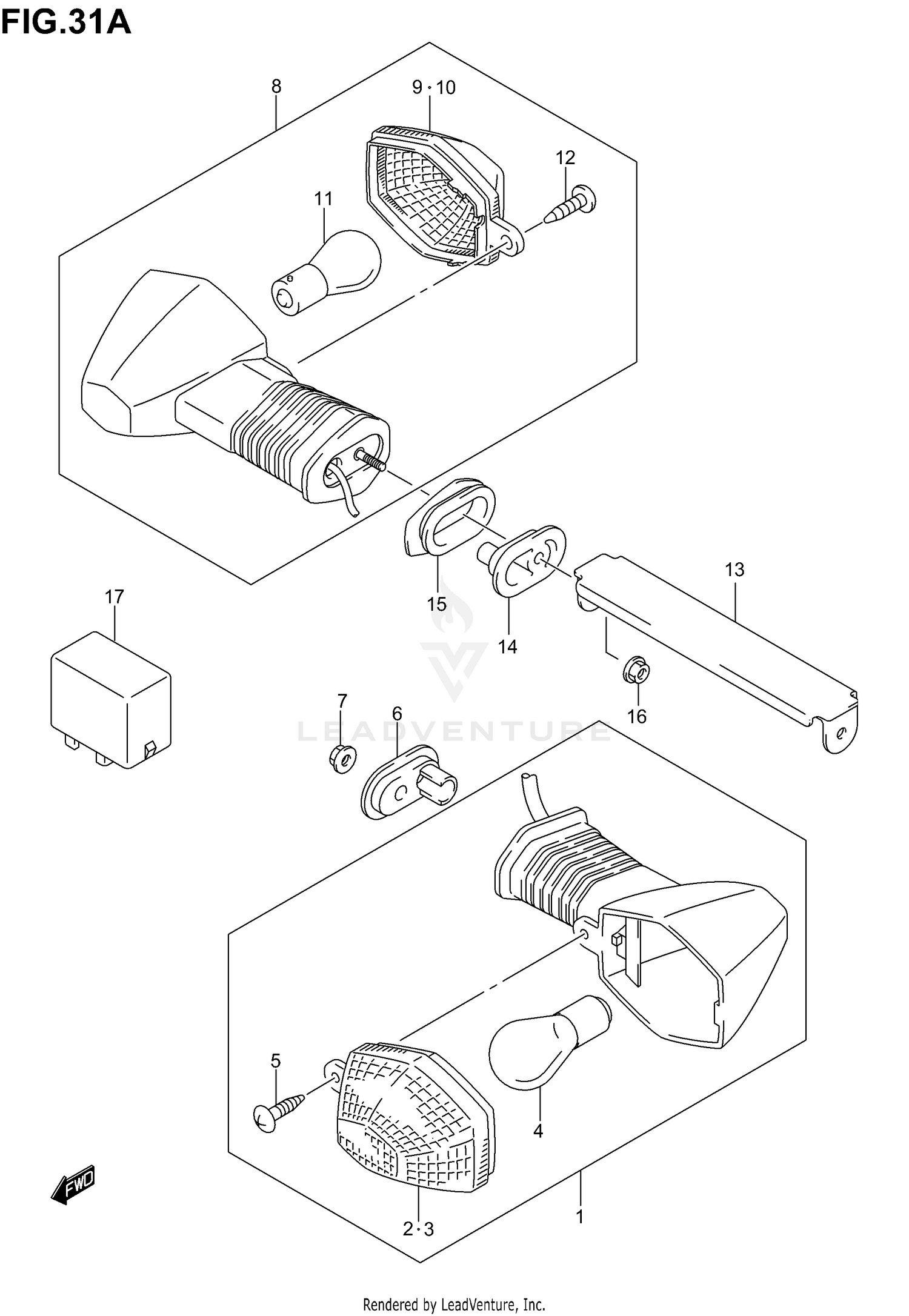 TURNSIGNAL LAMP (SV1000K3)