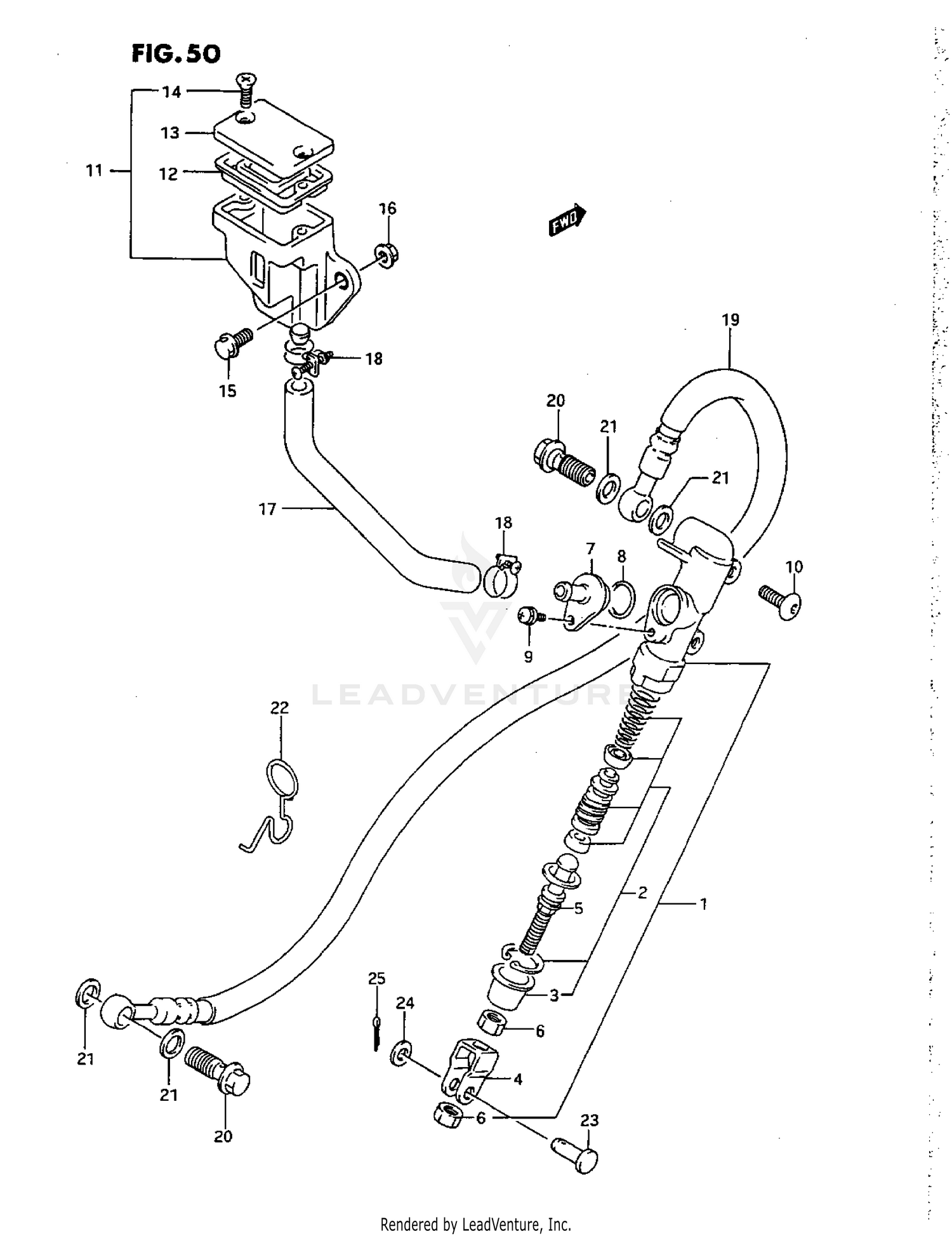 REAR MASTER CYLINDER