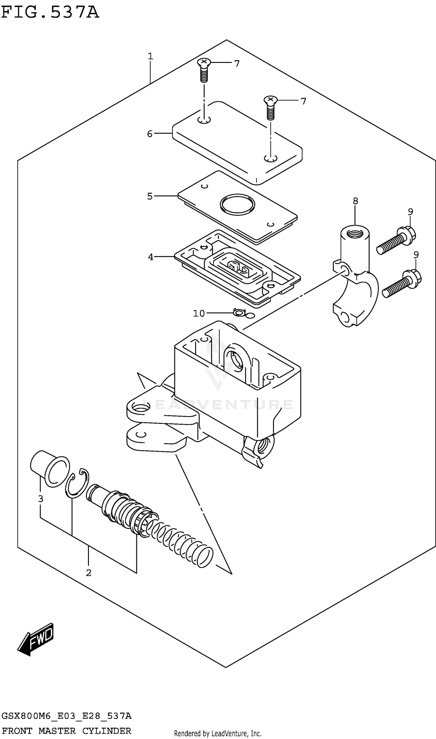 FRONT MASTER CYLINDER