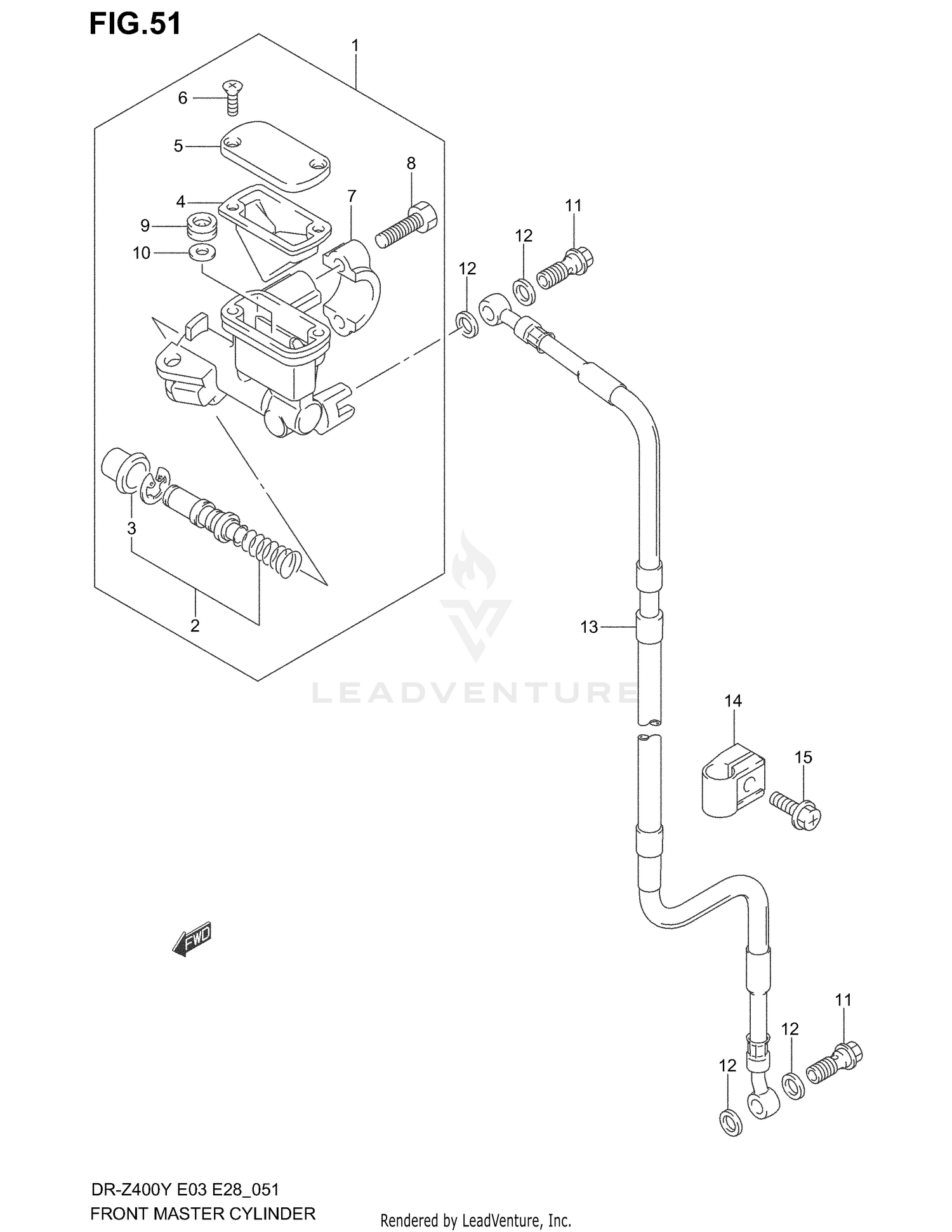FRONT MASTER CYLINDER
