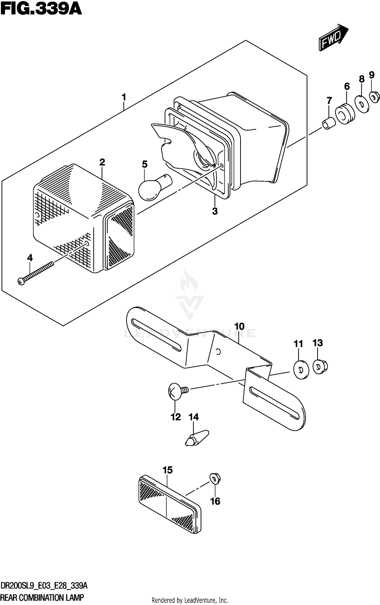 REAR COMBINATION LAMP