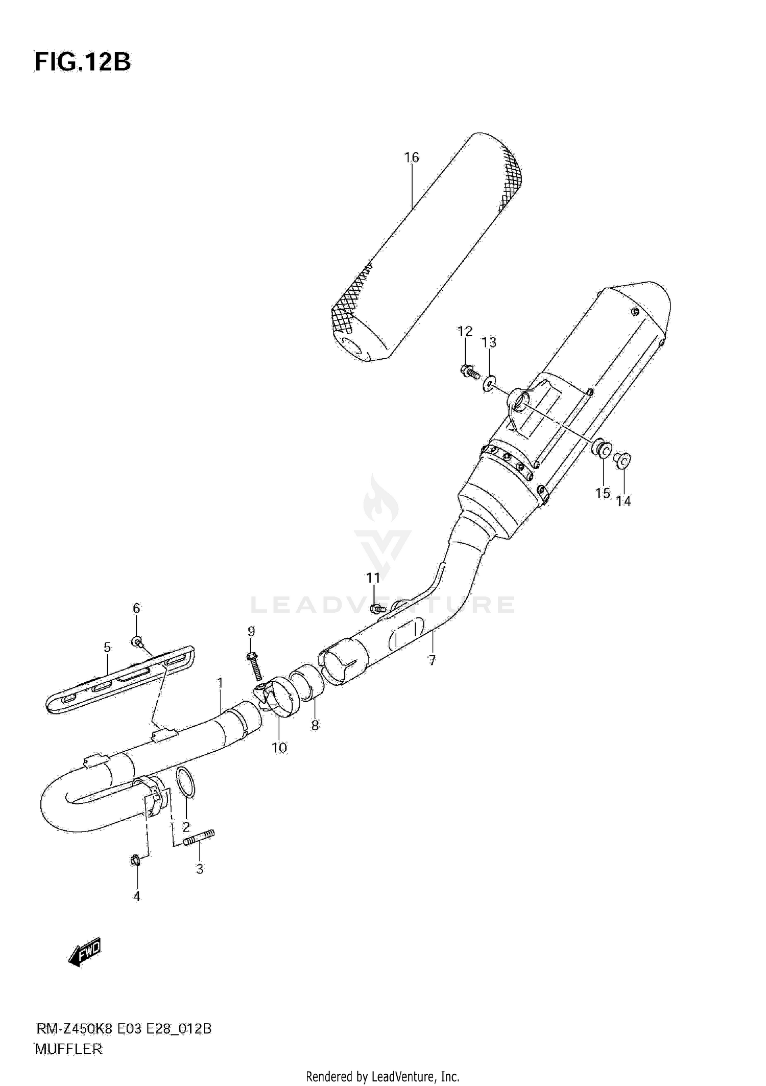MUFFLER (RM-Z450 L1)