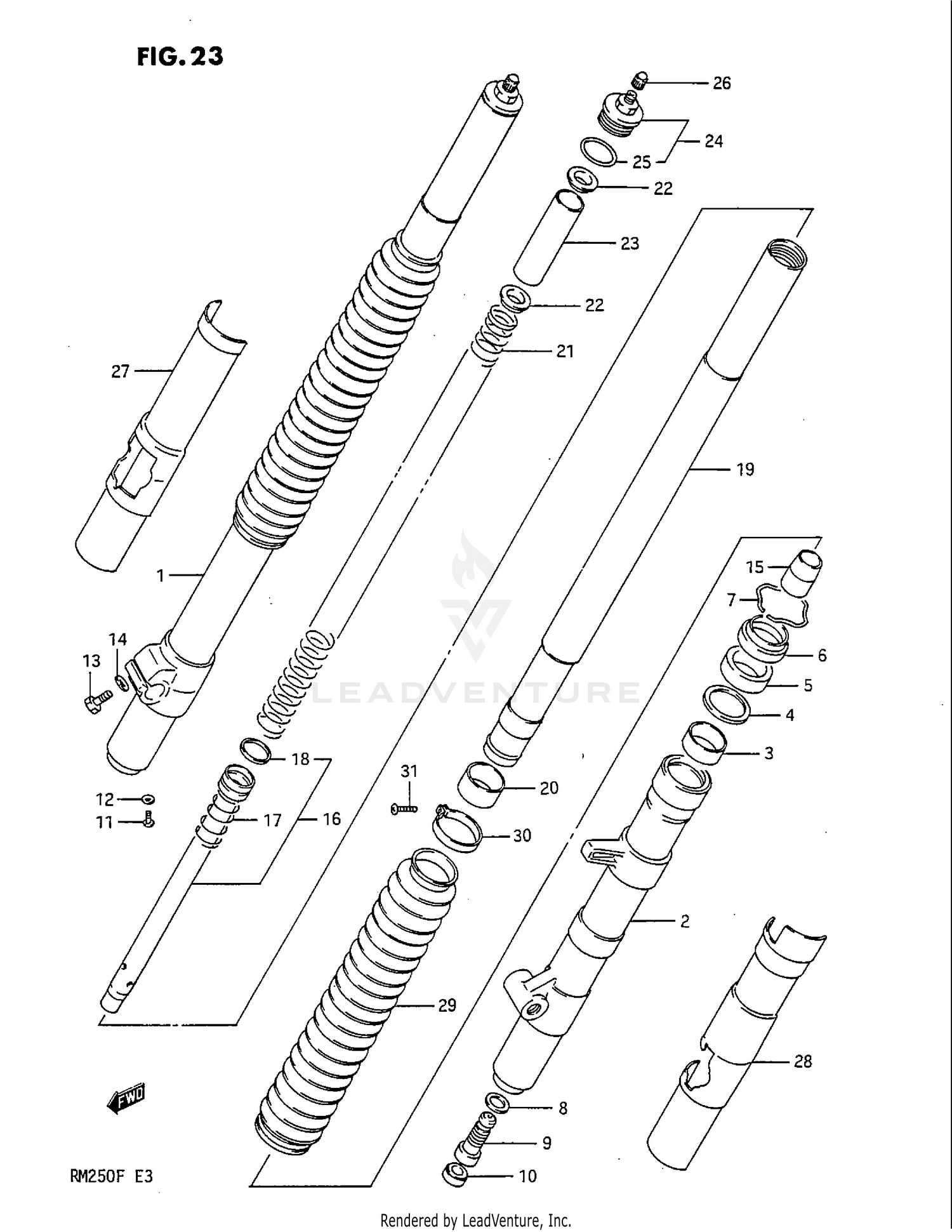 FRONT DAMPER (MODEL F)