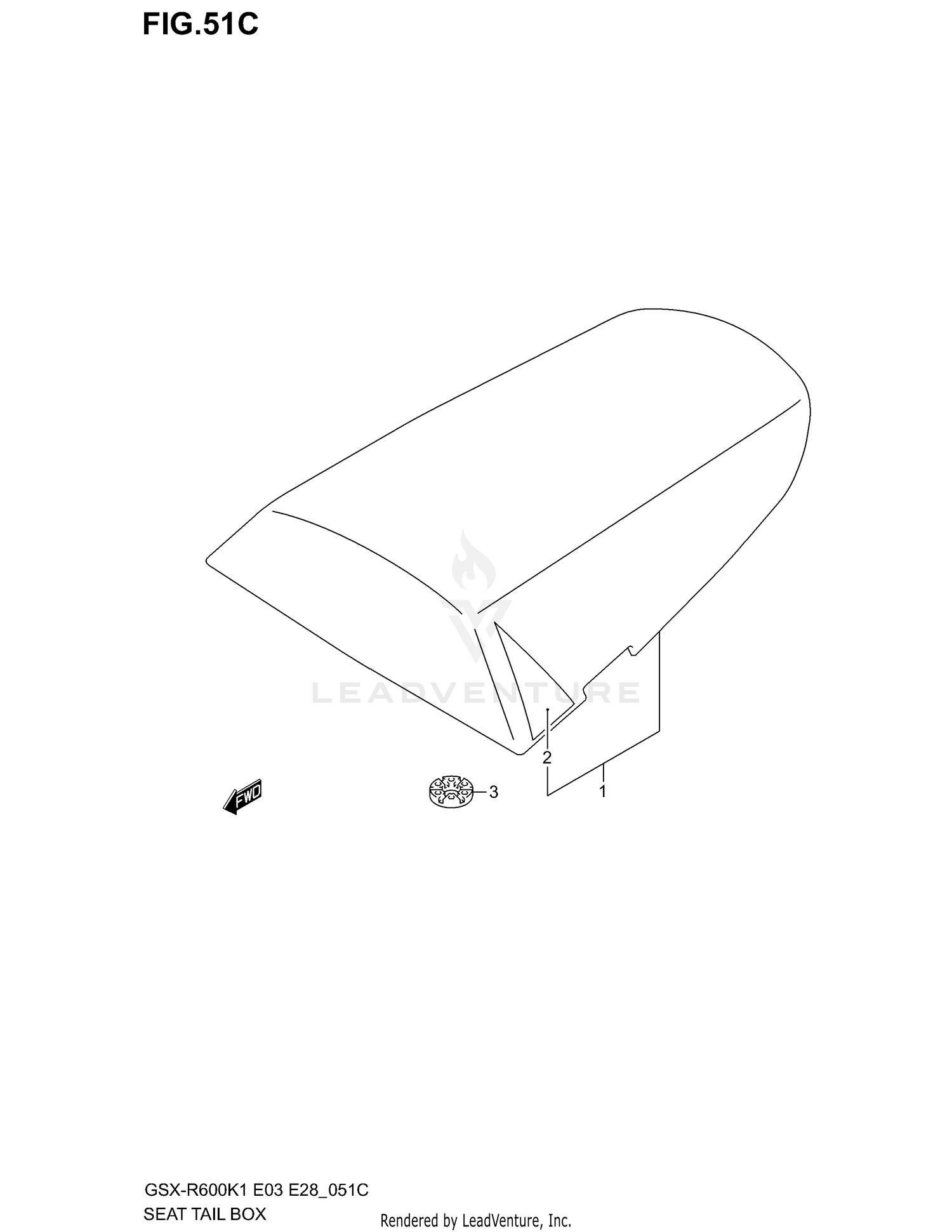 SEAT TAIL BOX (MODEL K3)