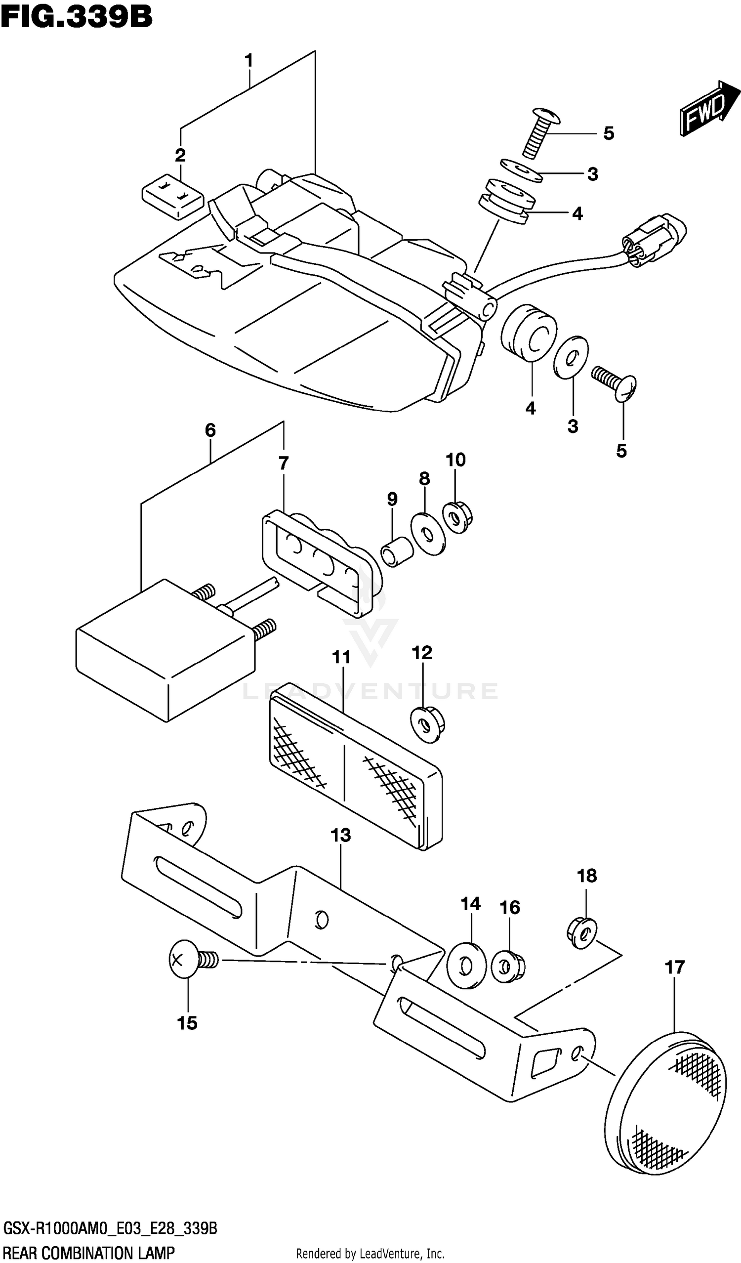 REAR COMBINATION LAMP