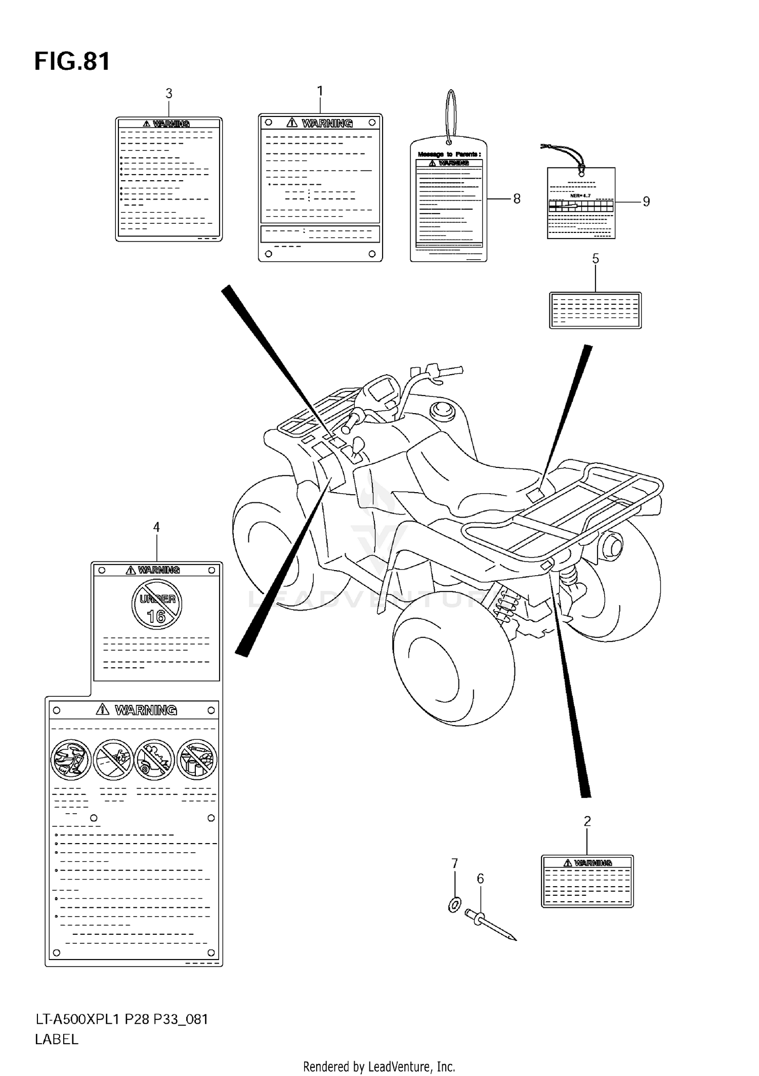 LABEL (LT-A500XP L1 E33)