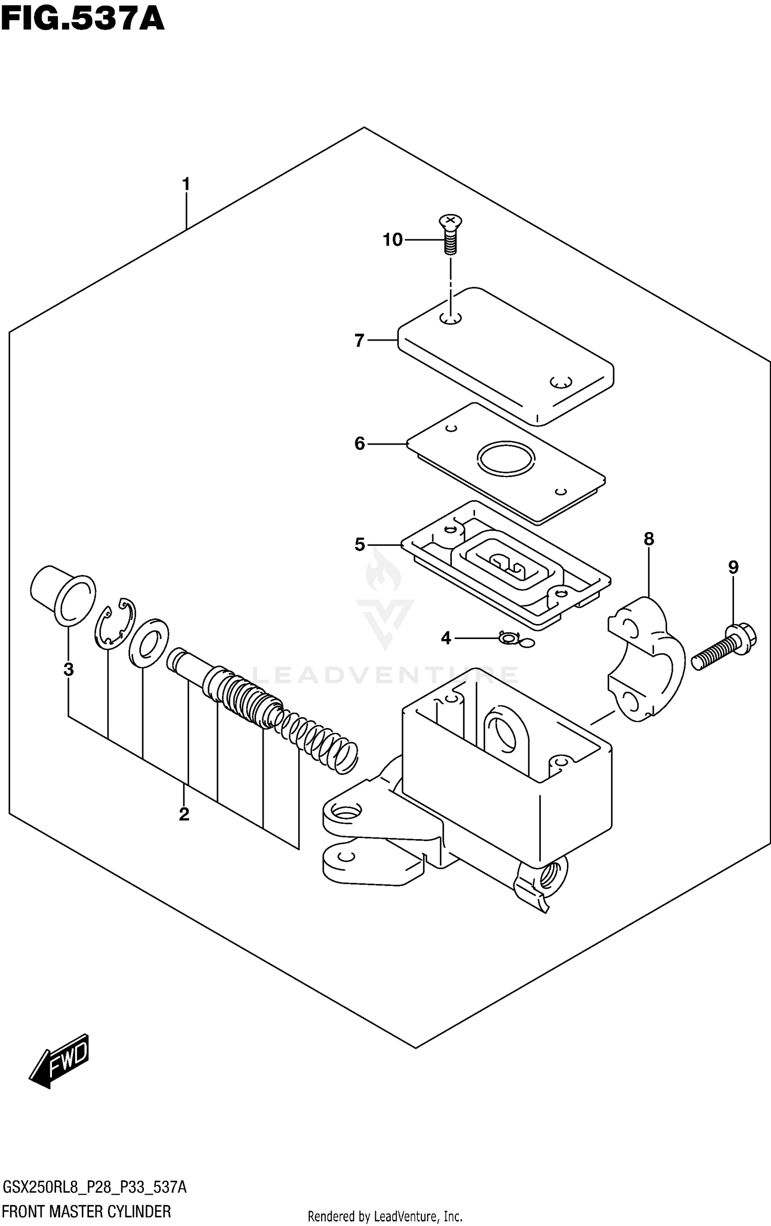 FRONT MASTER CYLINDER