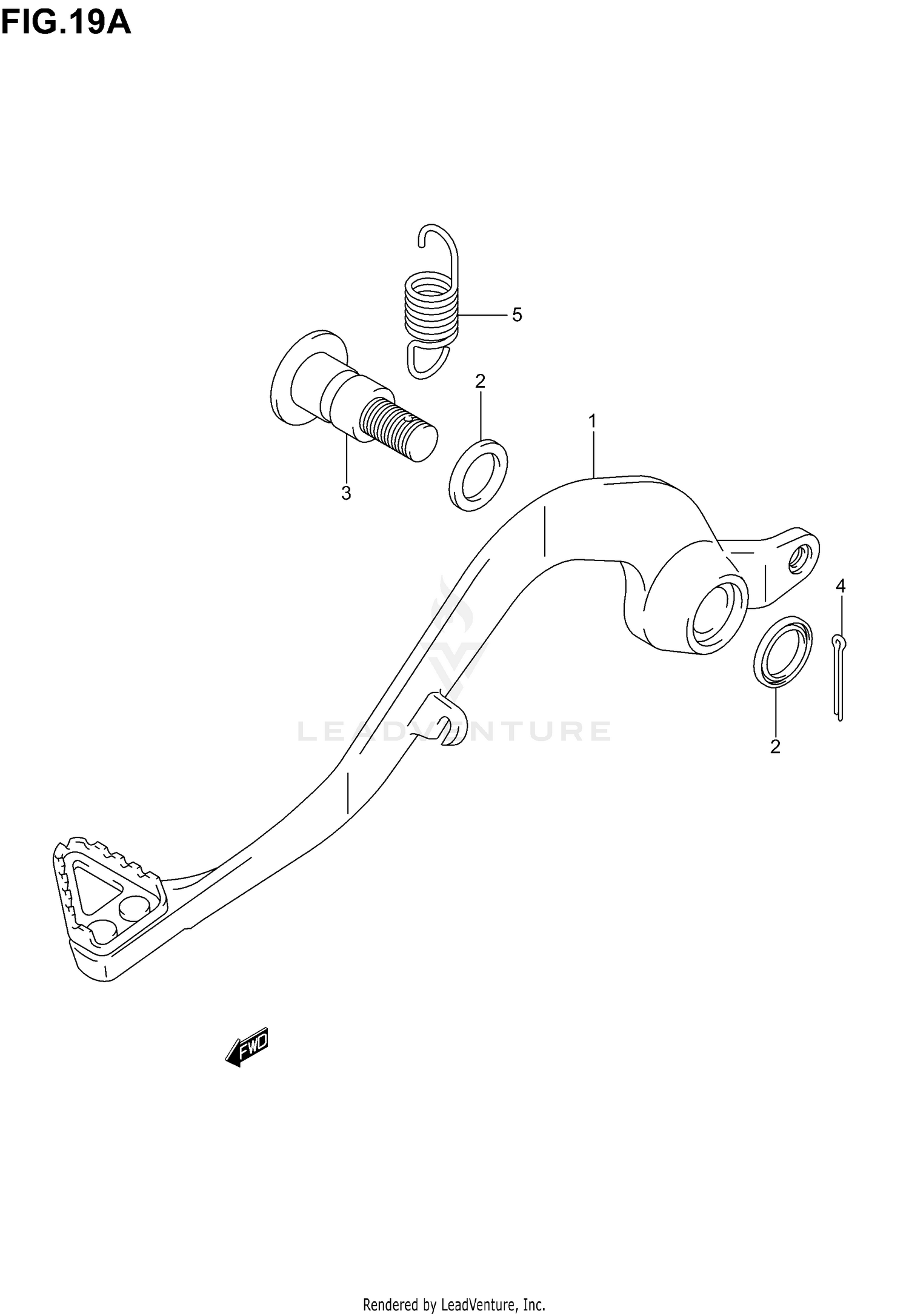 REAR BRAKE (MODEL K5/K6)