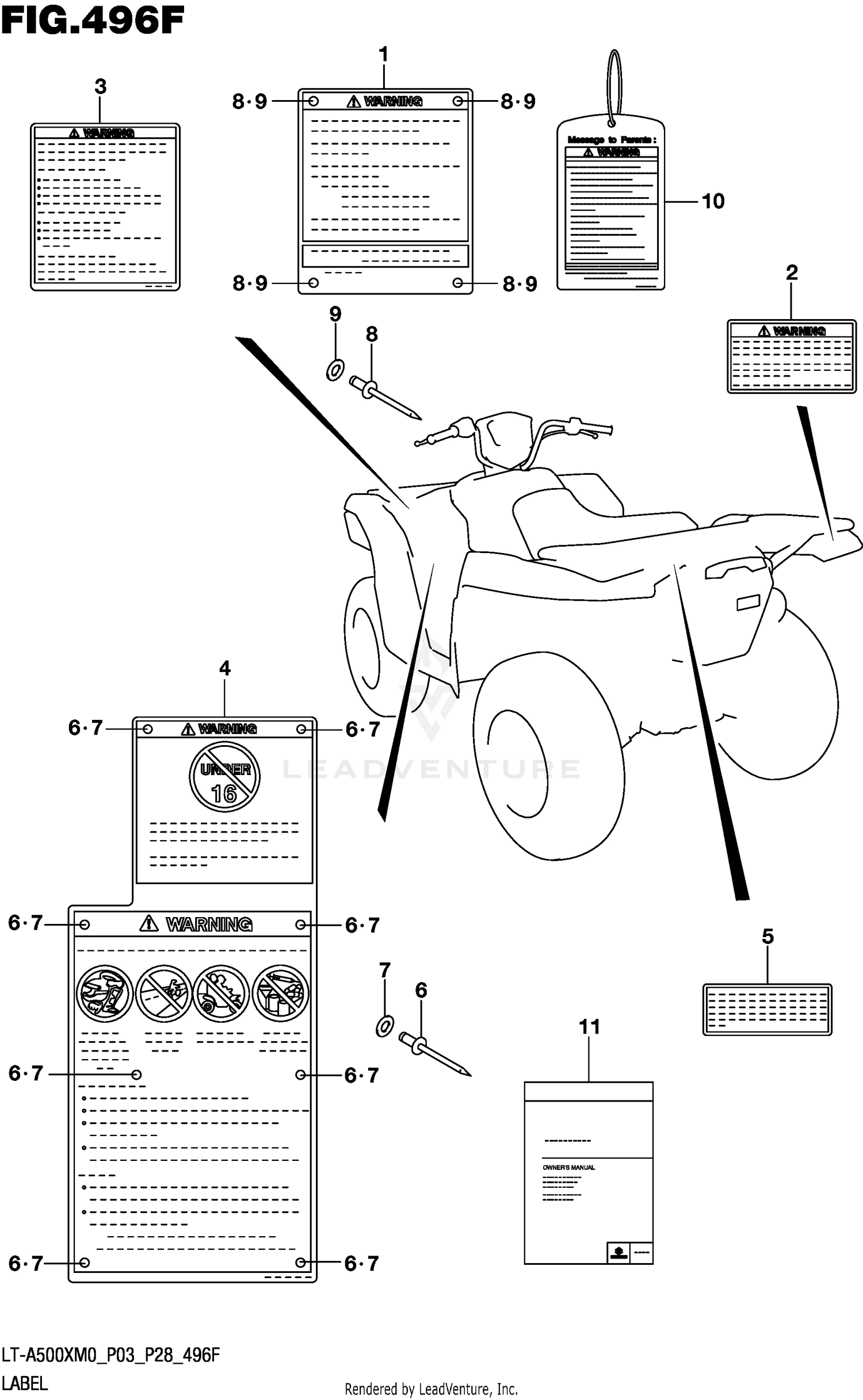 LABEL (LT-A500XPM0 P33)