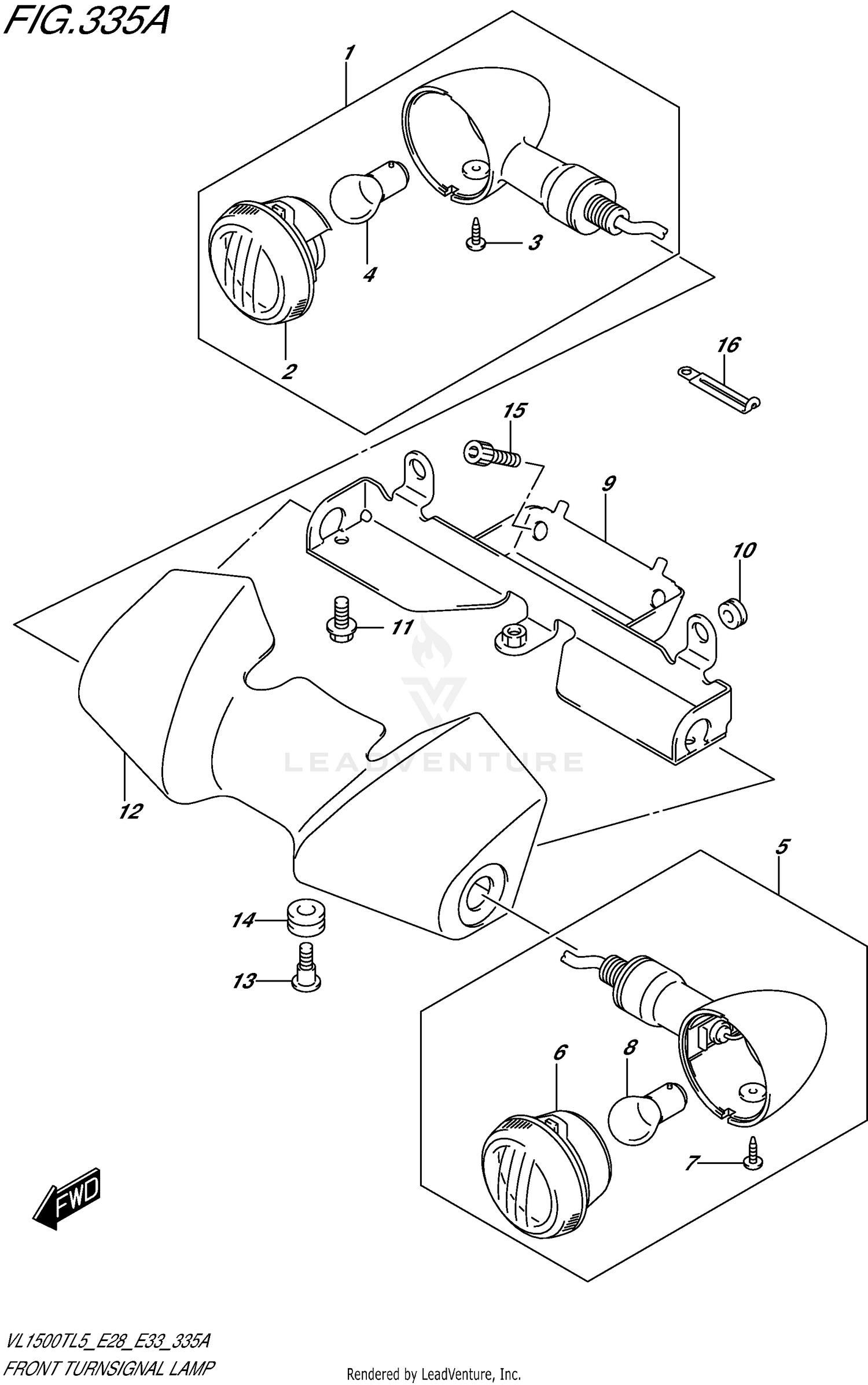 FRONT TURNSIGNAL LAMP