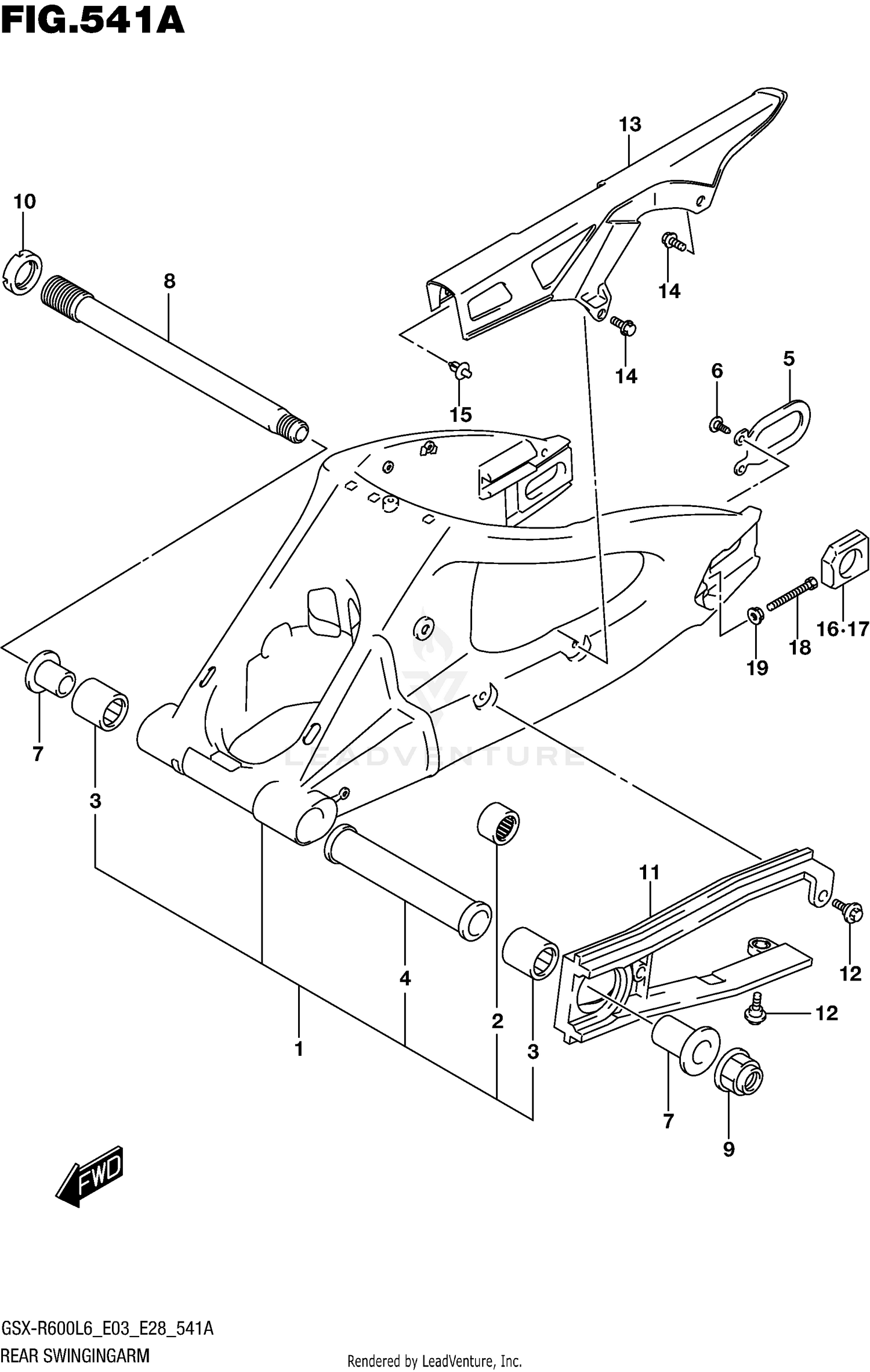 REAR SWINGINGARM