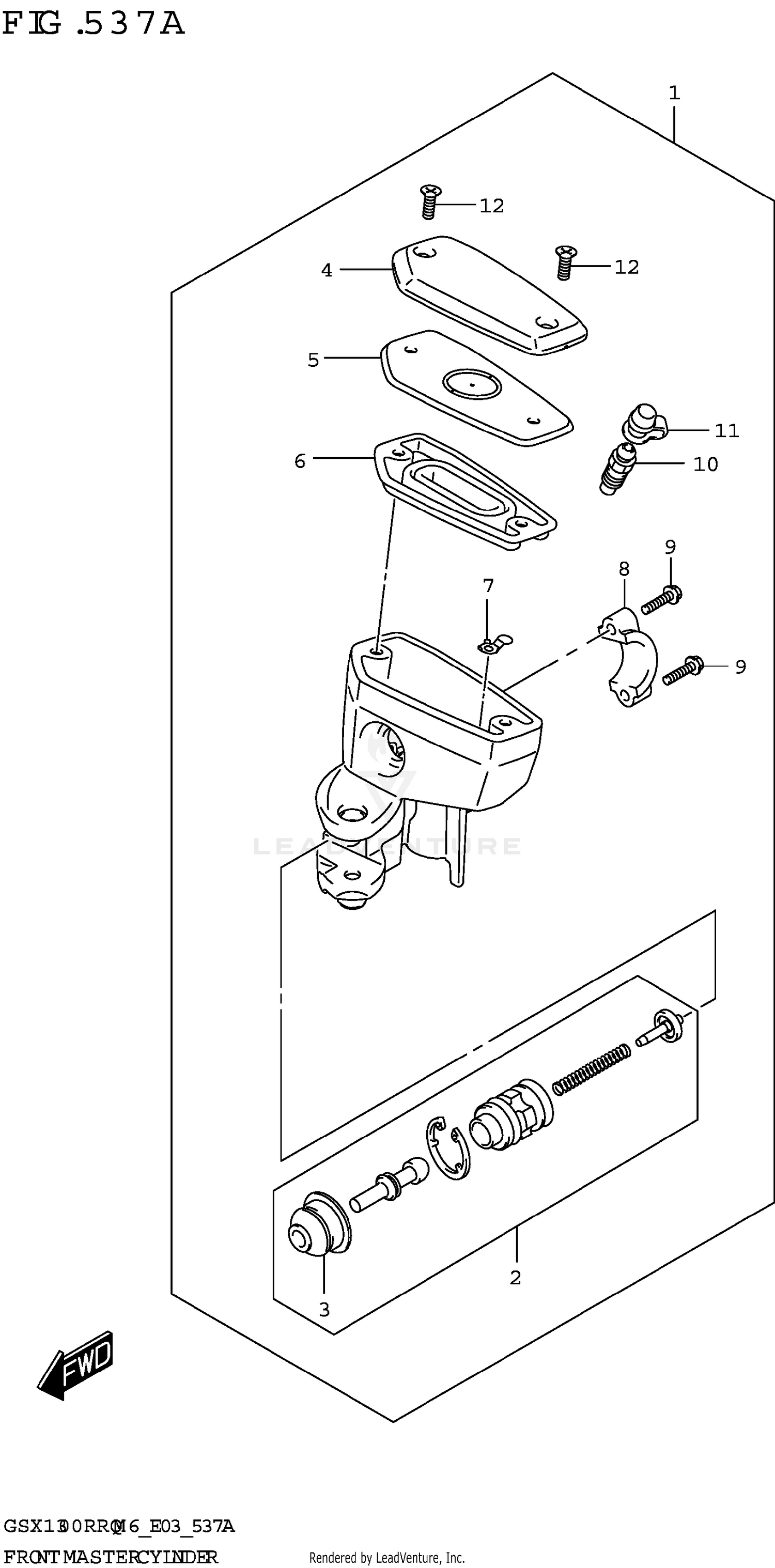 FRONT MASTER CYLINDER