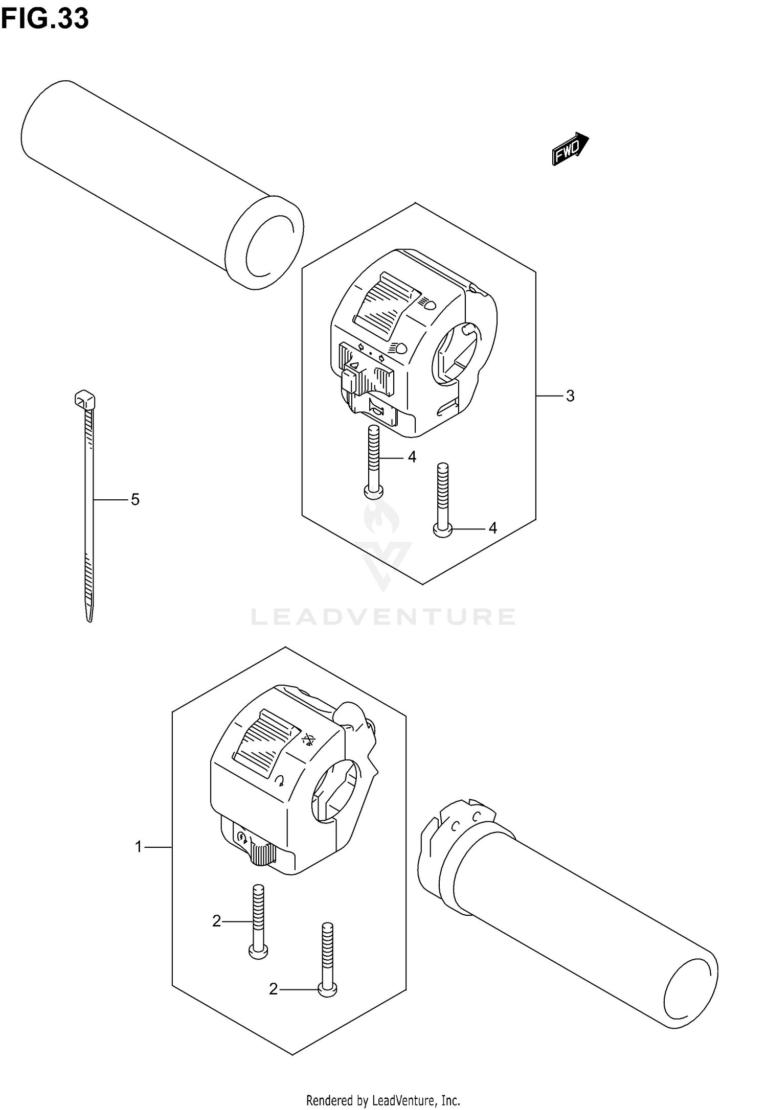 HANDLE SWITCH (MODEL K1/K2)