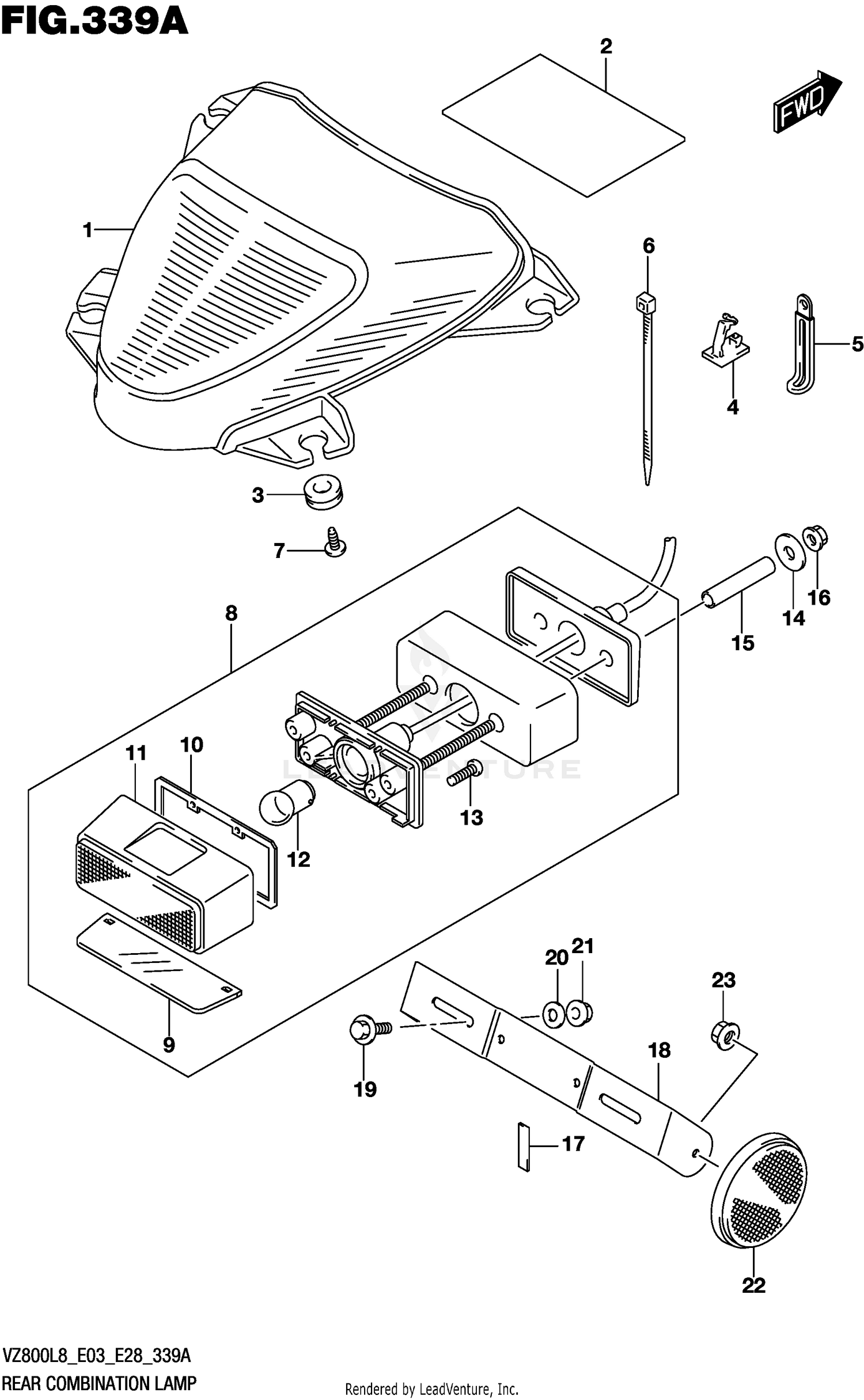 REAR COMBINATION LAMP