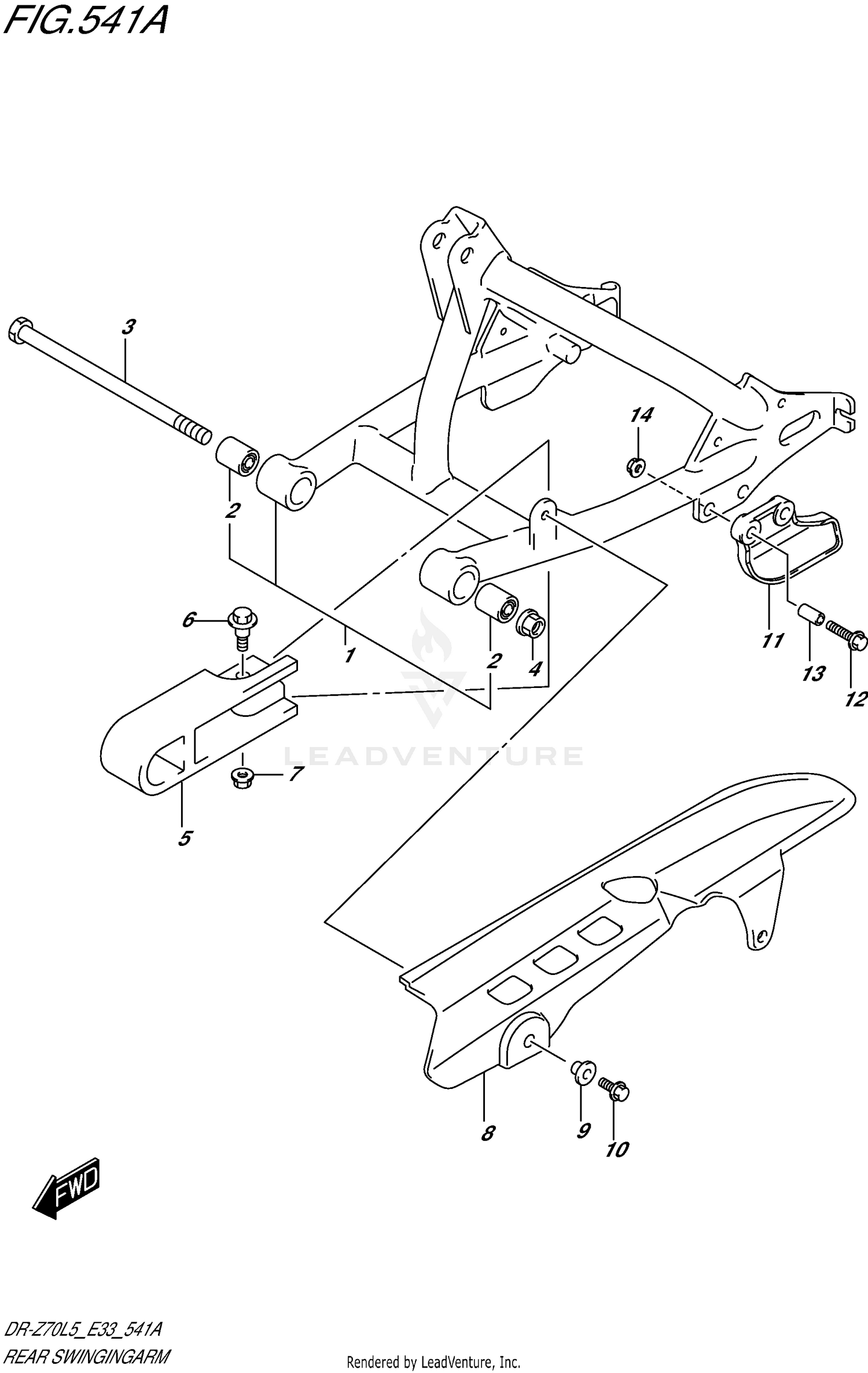 REAR SWINGINGARM