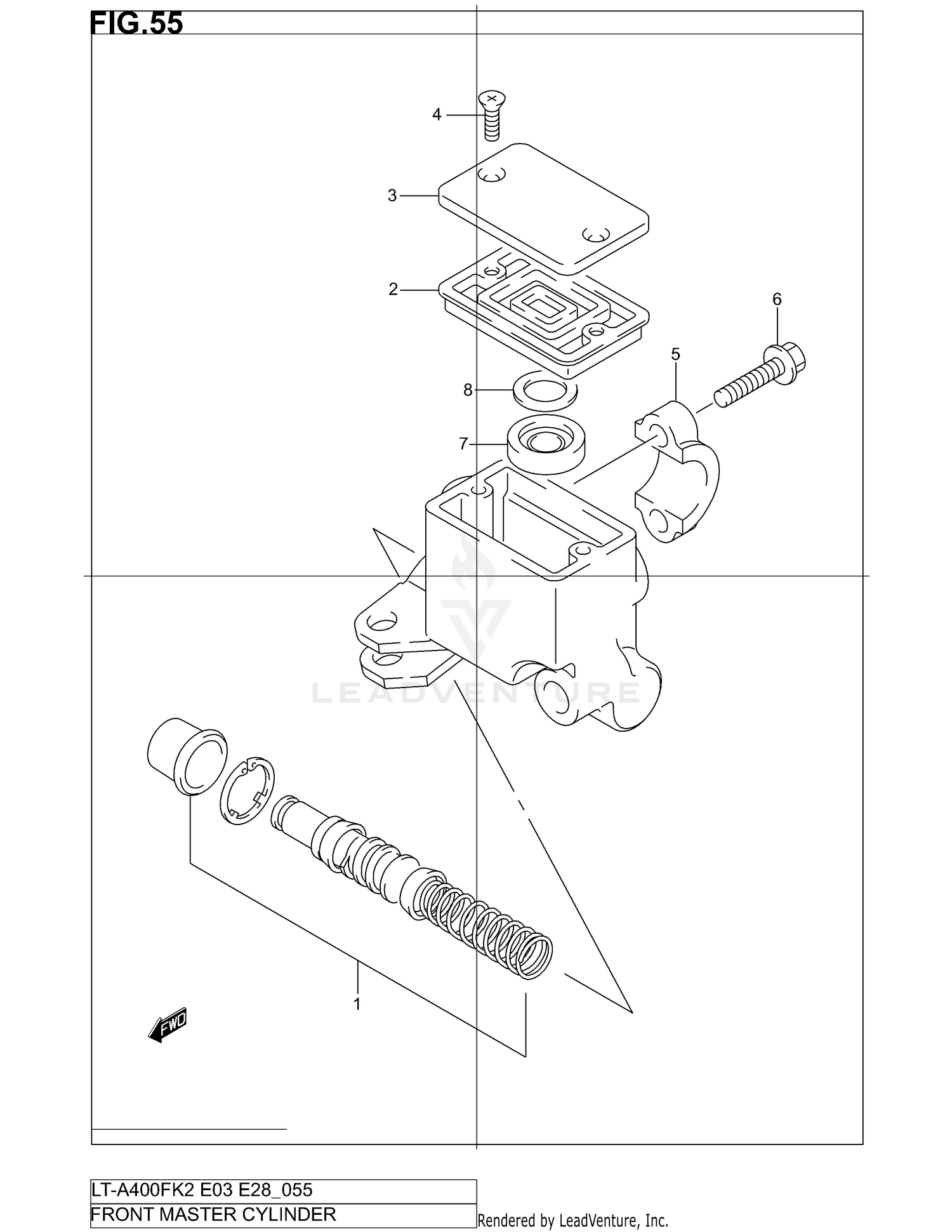 FRONT MASTER CYLINDER