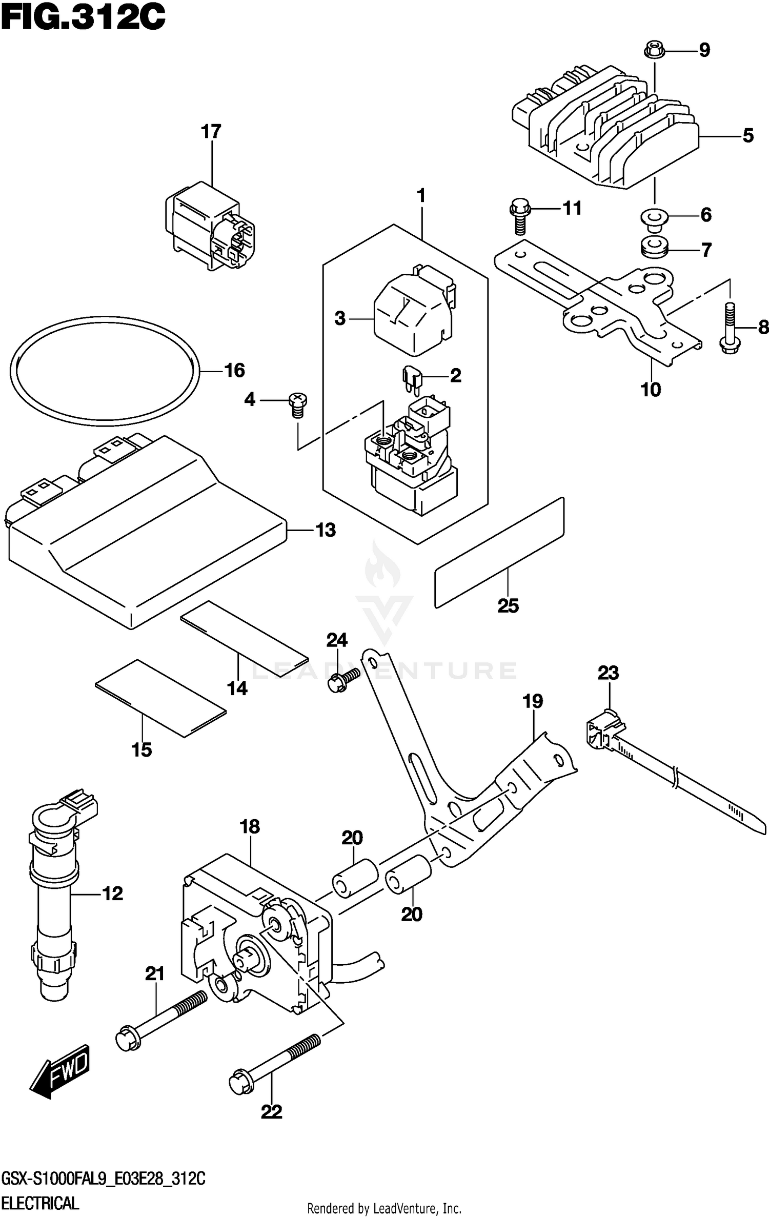 ELECTRICAL (GSX-S1000FAL9 E33)
