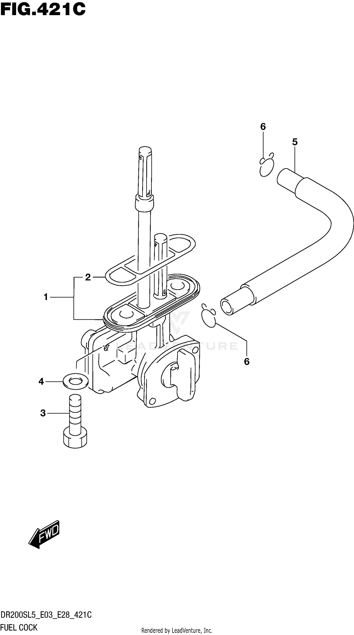 FUEL COCK (DR200SL5 E33)