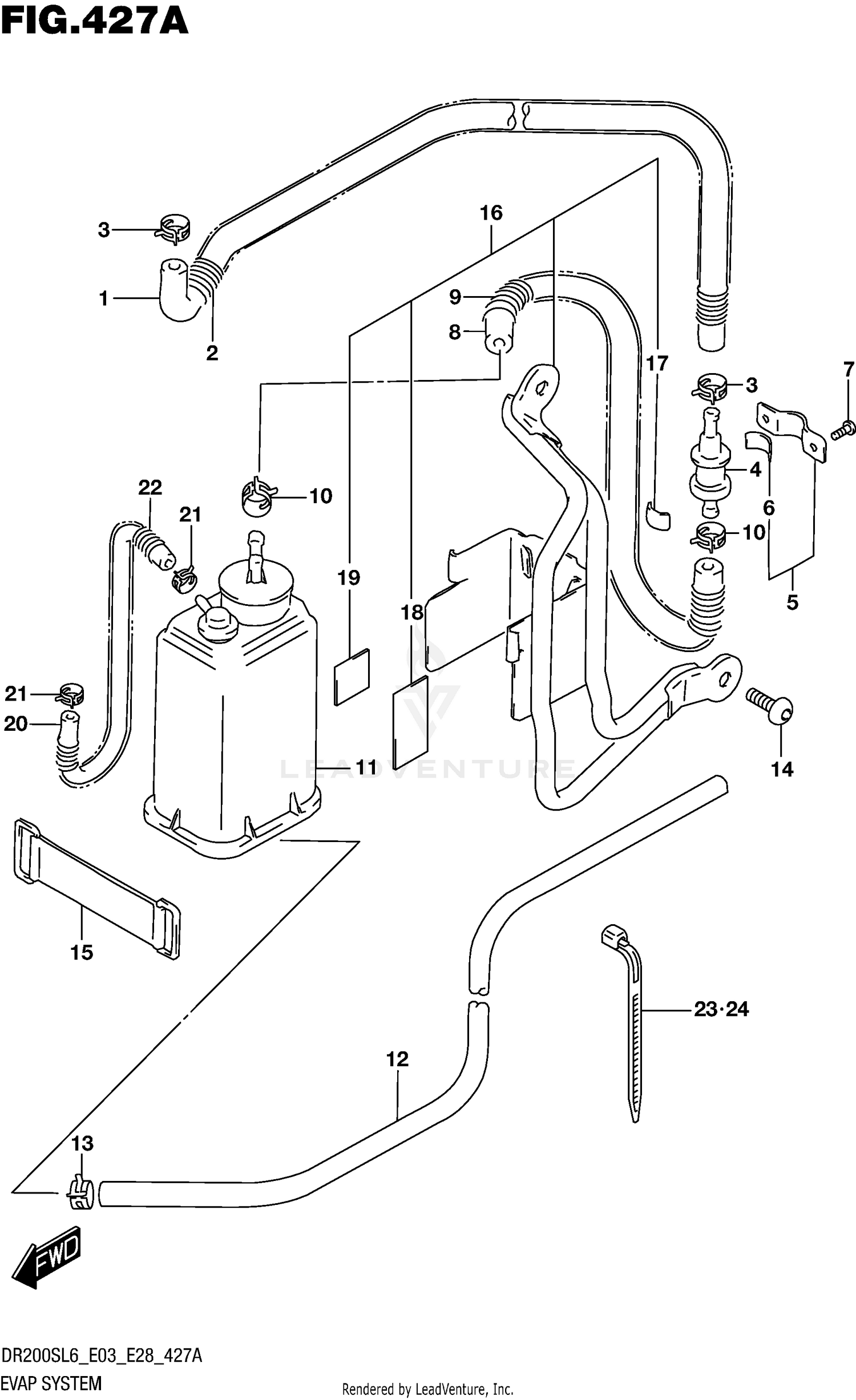 EVAP SYSTEM (DR200SL6 E33)