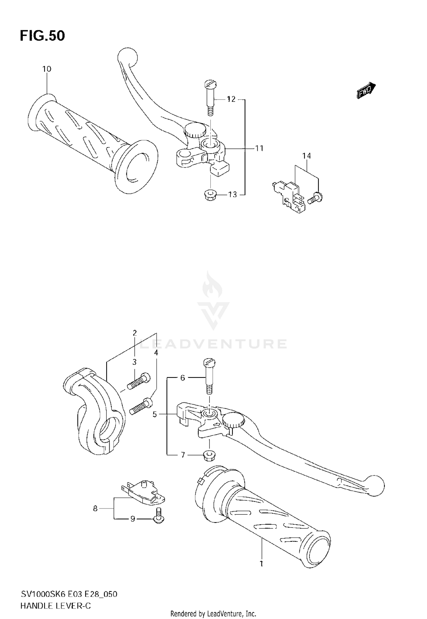 HANDLE LEVER (SV1000S)