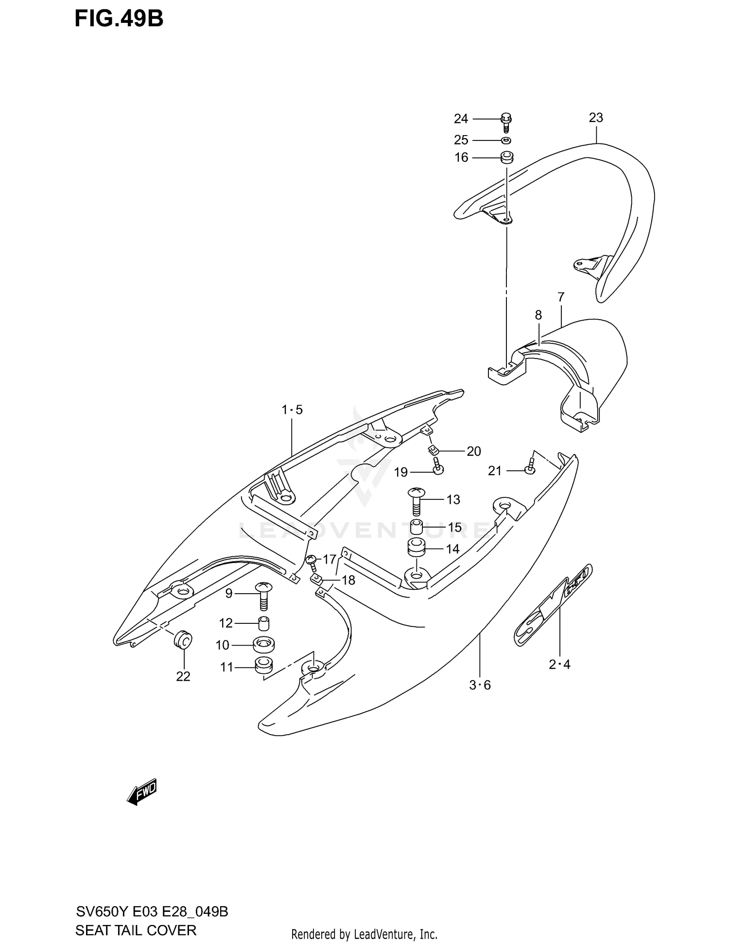 SEAT TAIL COVER (MODEL K2)