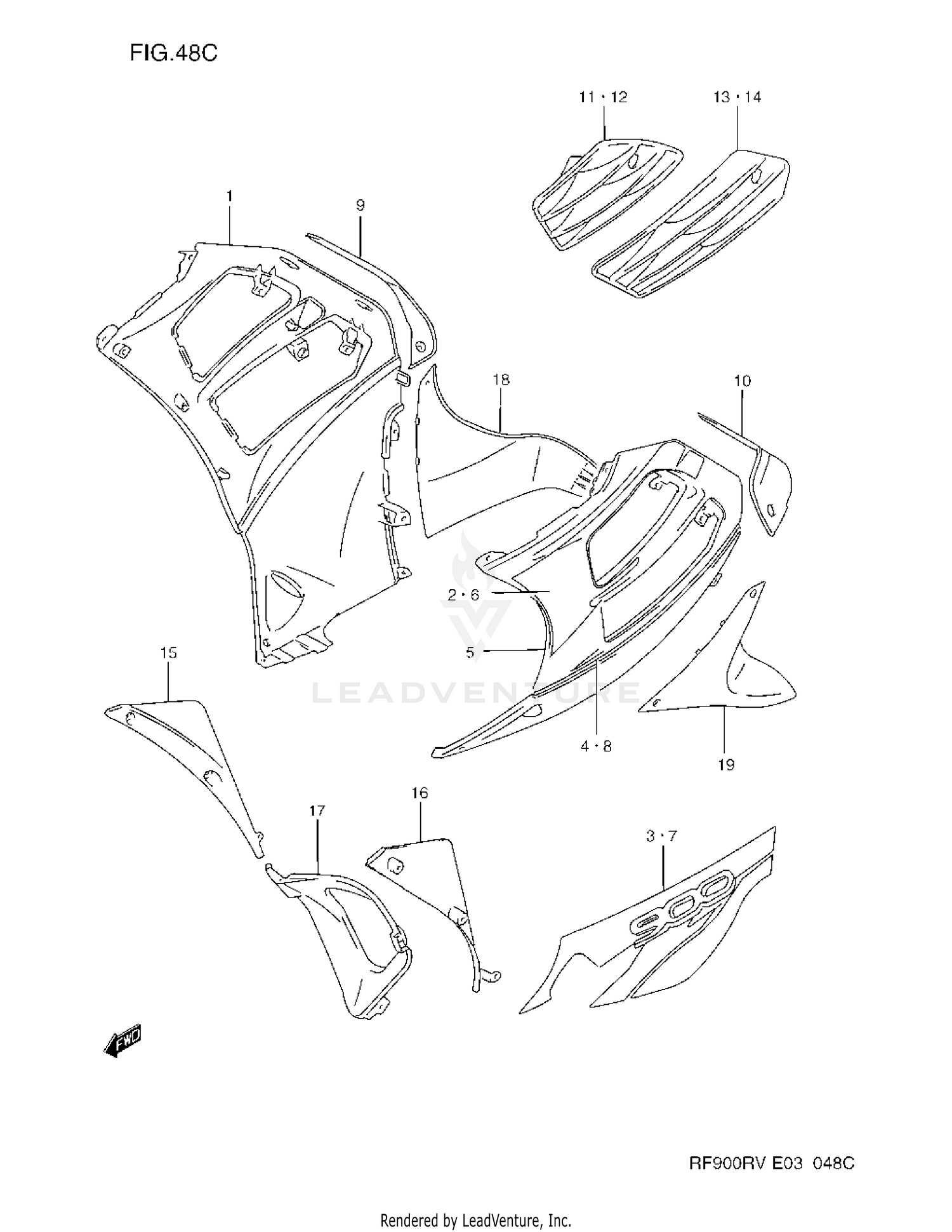 UNDER COWLING BODY (MODEL V)