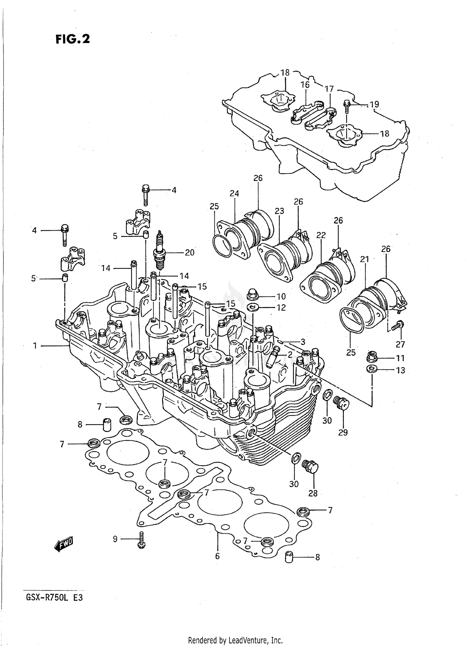 CYLINDER HEAD (MODEL J/K)