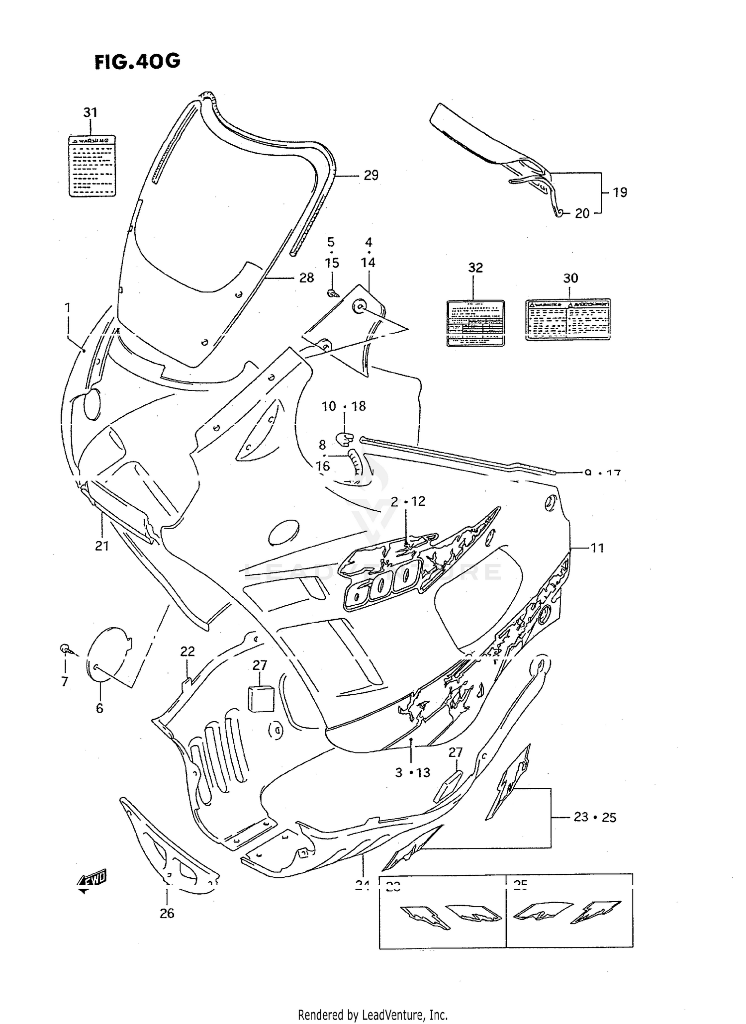 COWLING BODY (MODEL S)