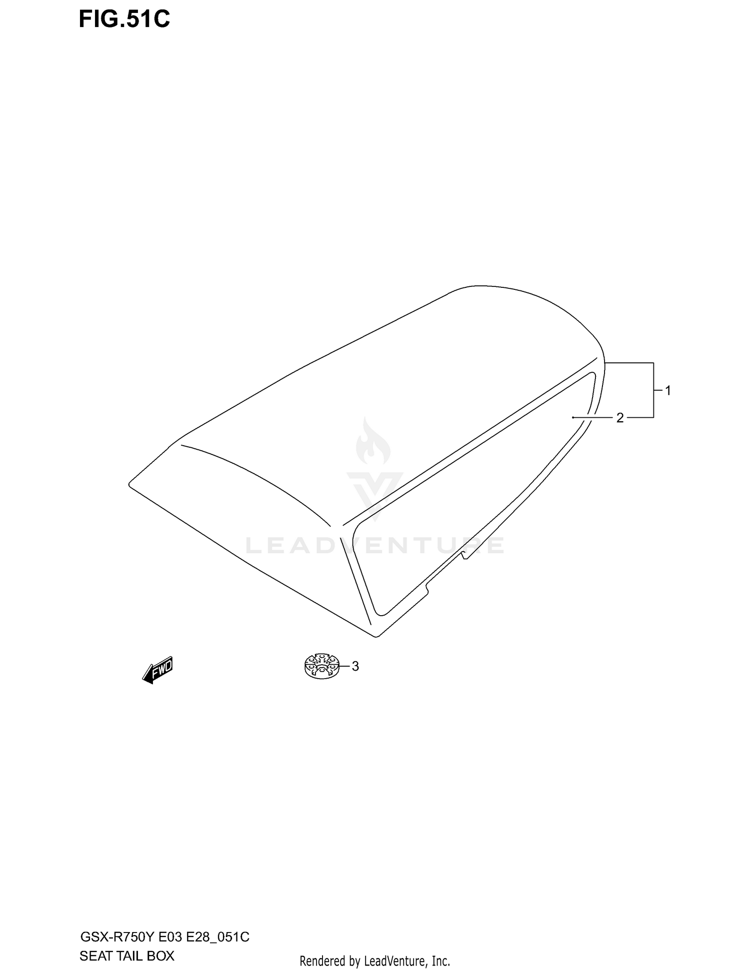 SEAT TAIL BOX (MODEL K3)