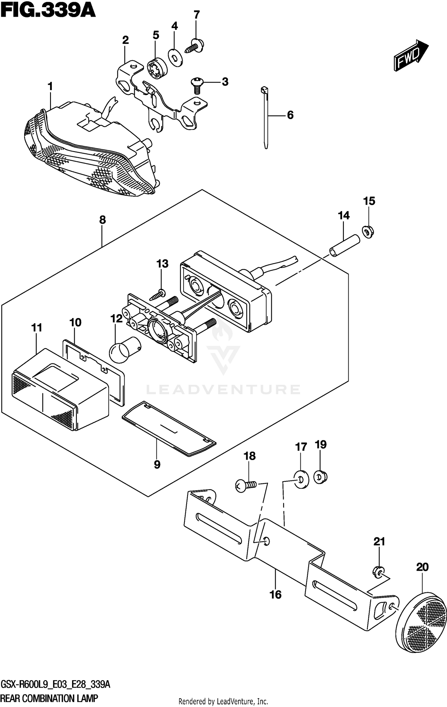 REAR COMBINATION LAMP