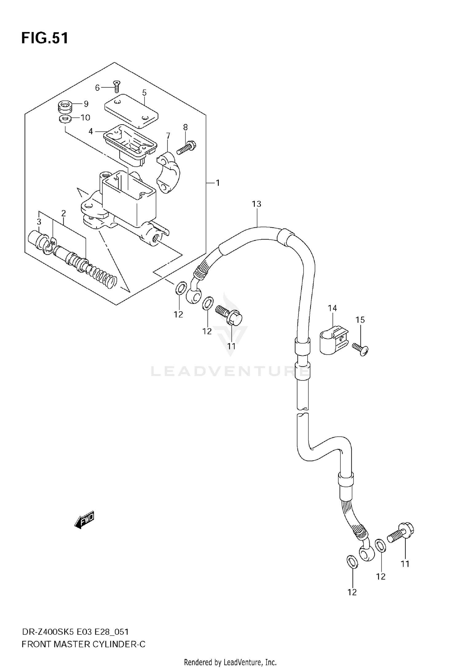 FRONT MASTER CYLINDER