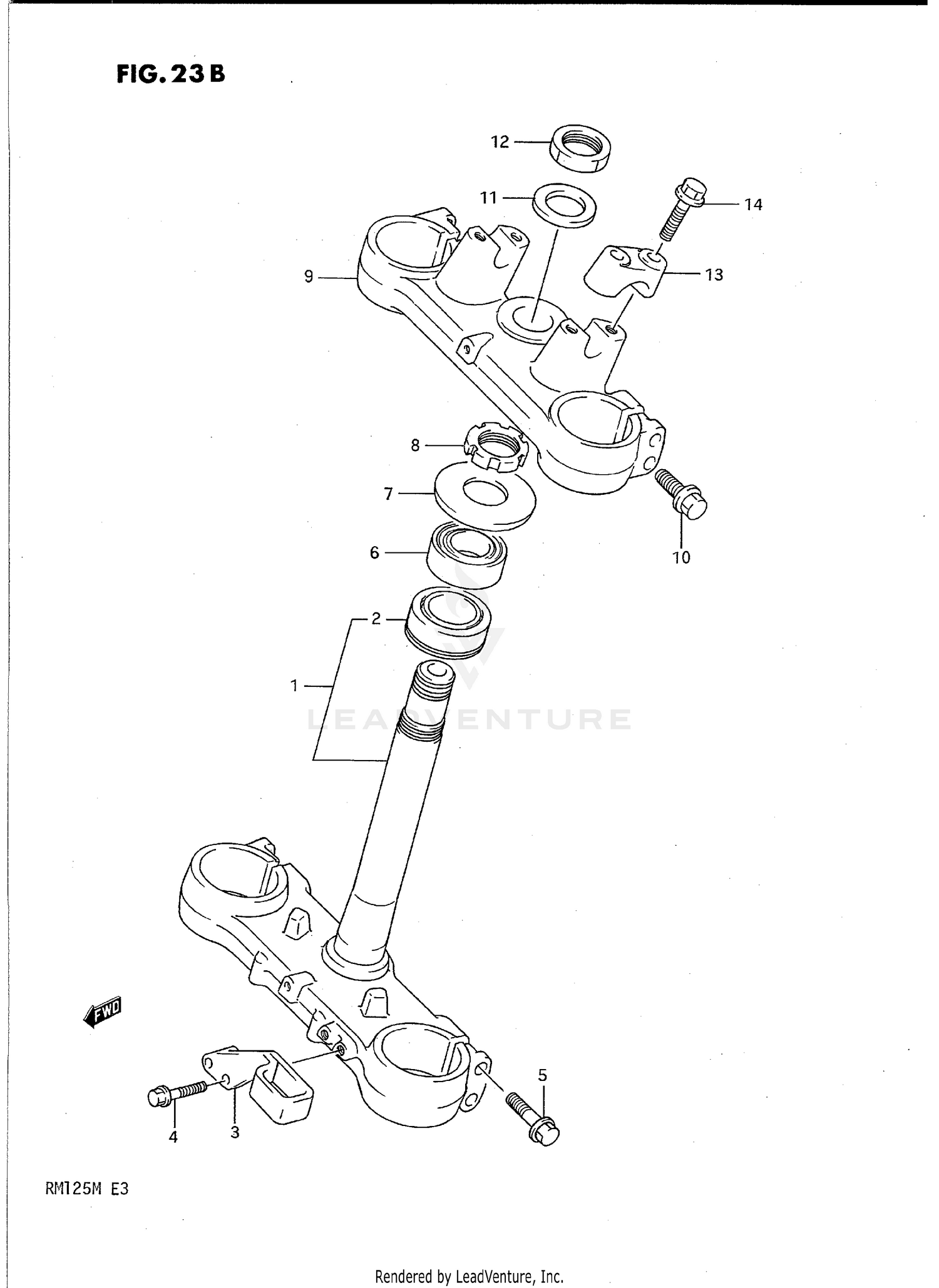 STEERING STEM (MODEL M)