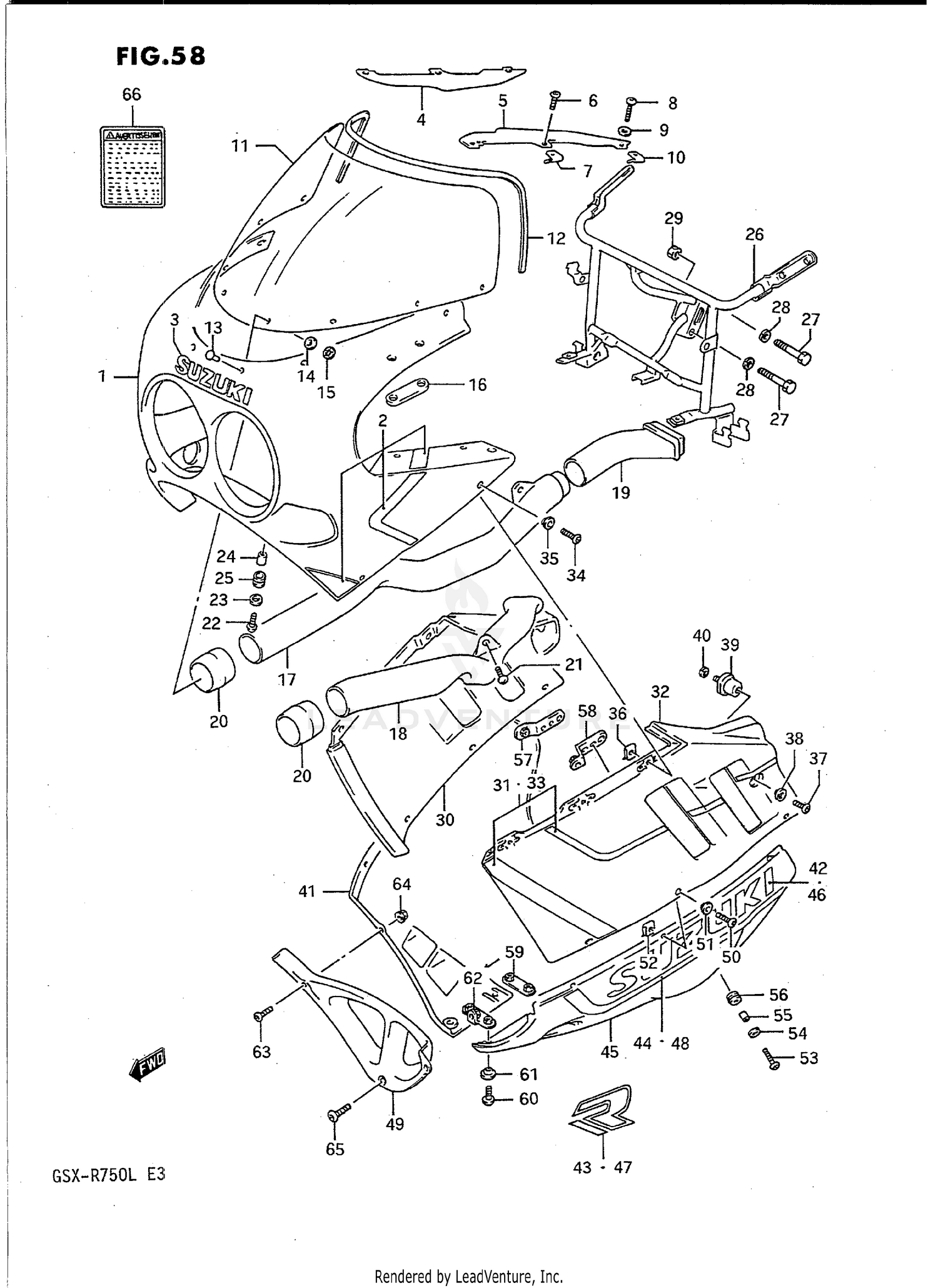 COWLING (MODEL K 7JJ)