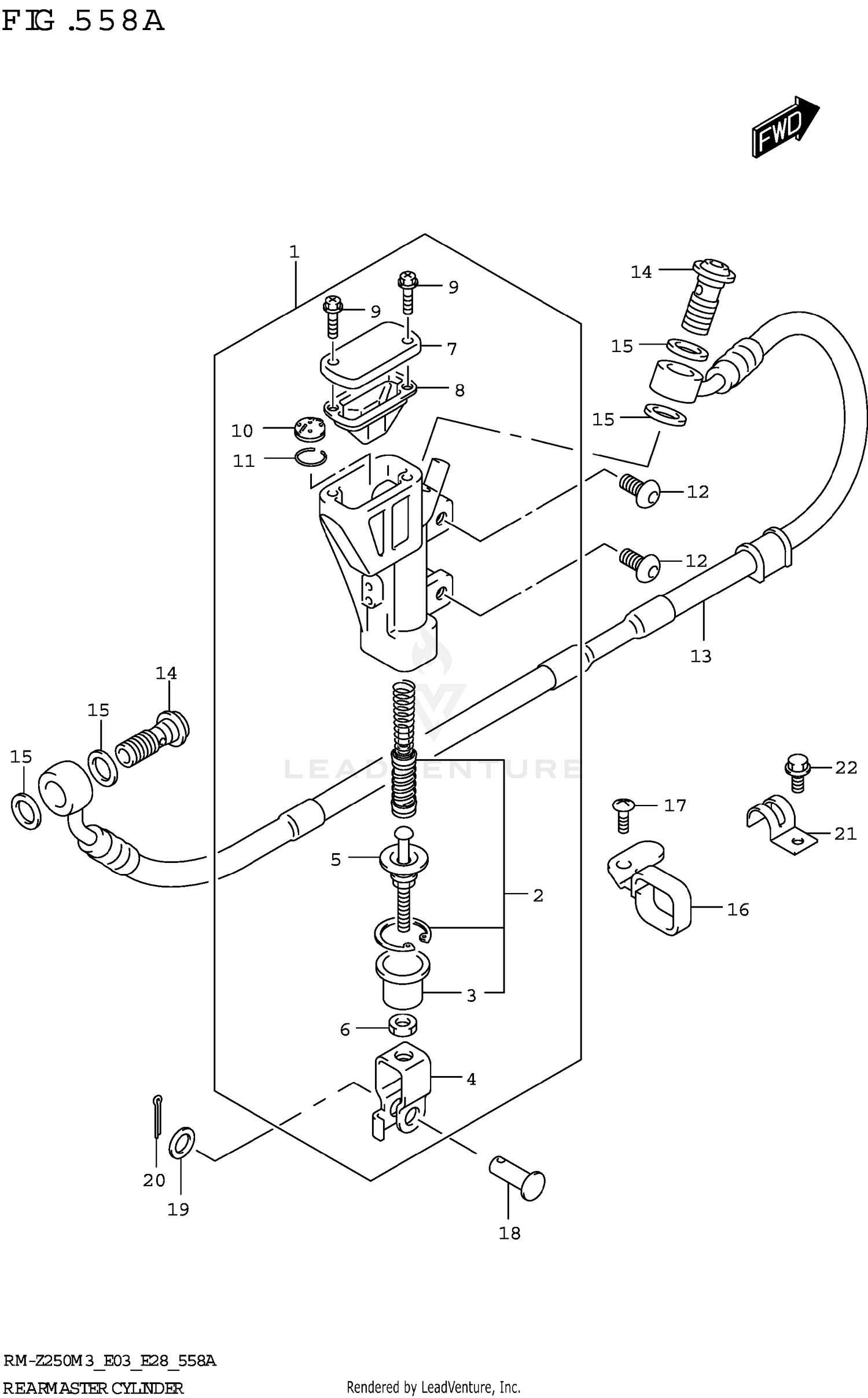 REAR MASTER CYLINDER