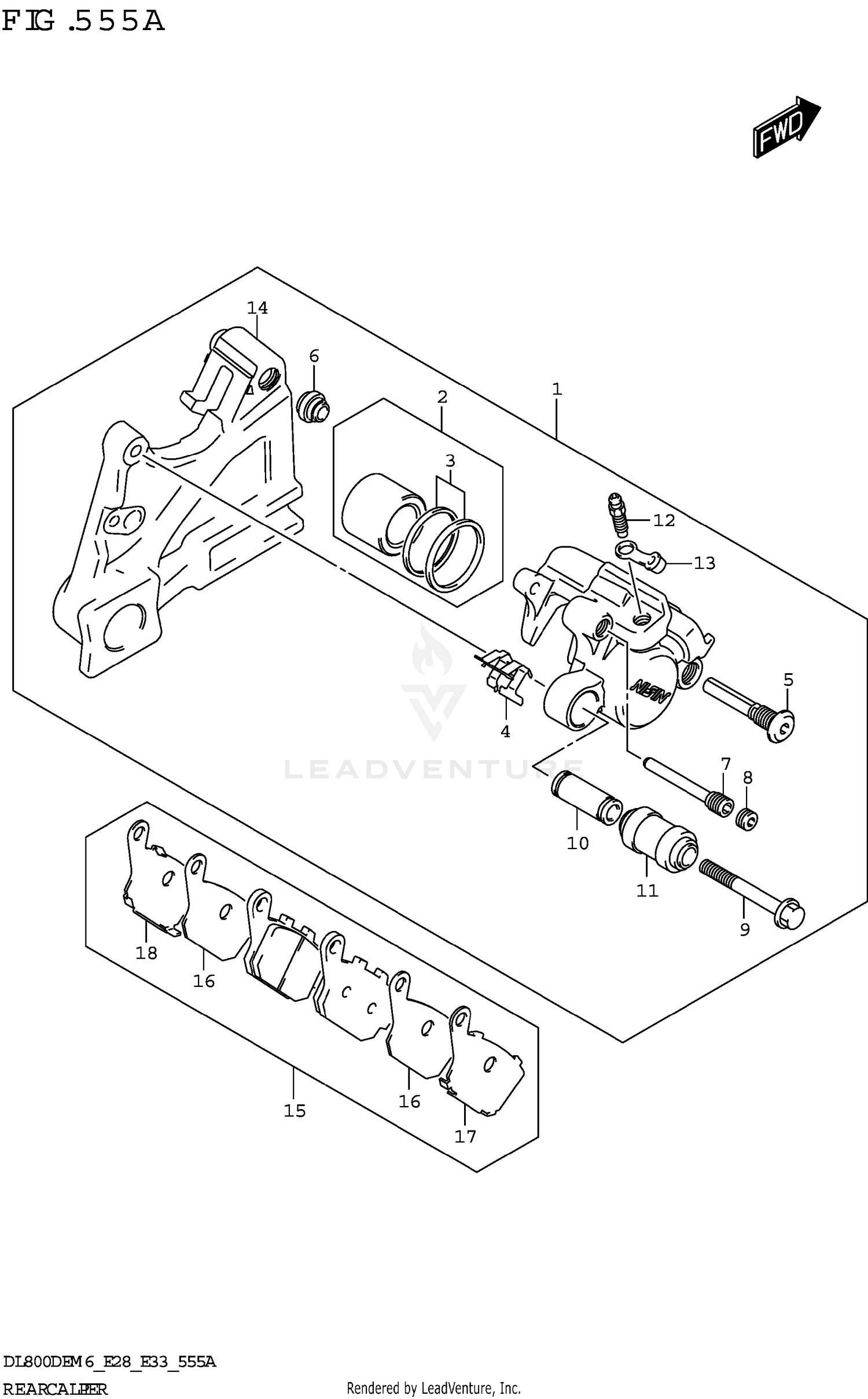 REAR CALIPER