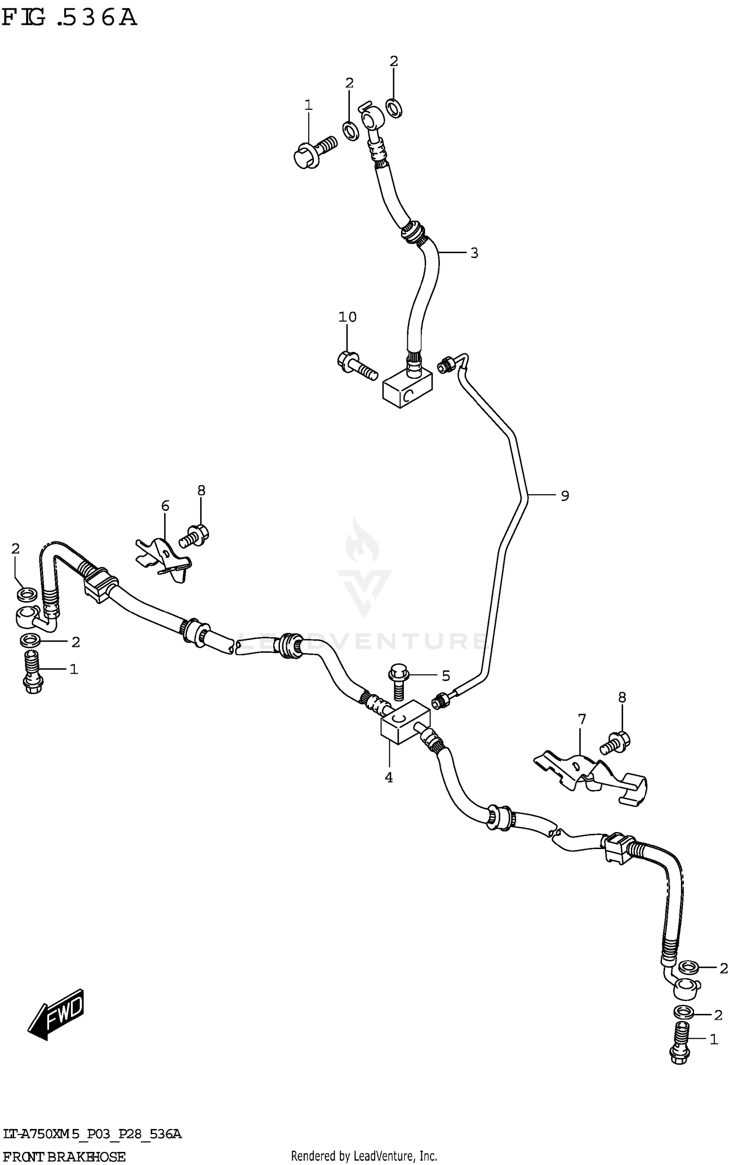 FRONT BRAKE HOSE