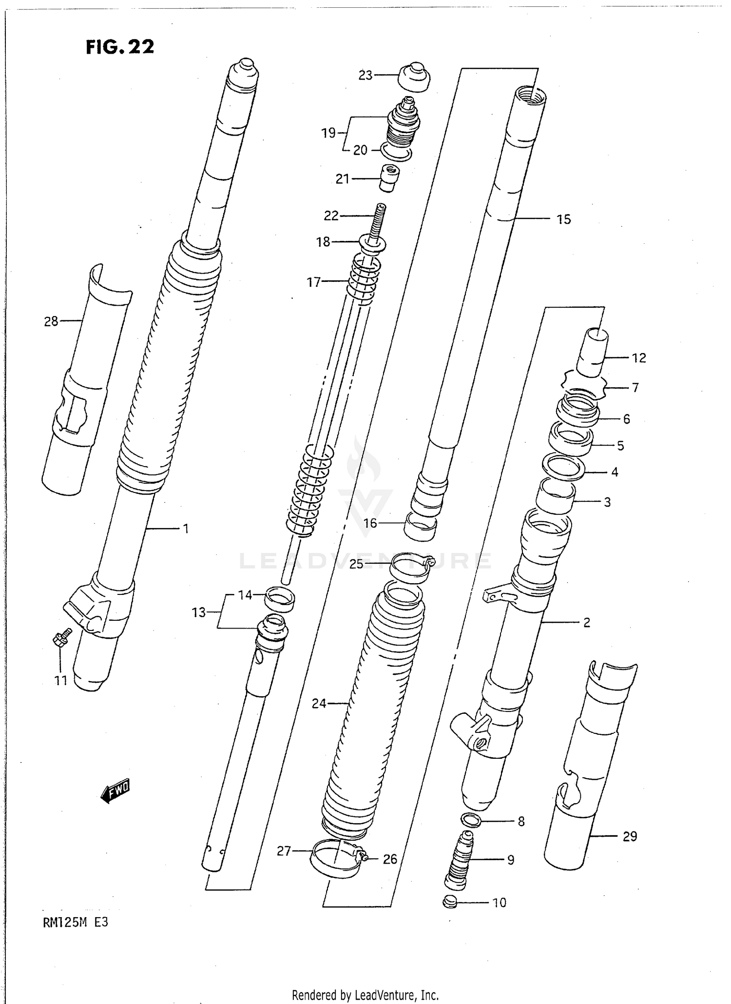 FRONT DAMPER (MODEL K)